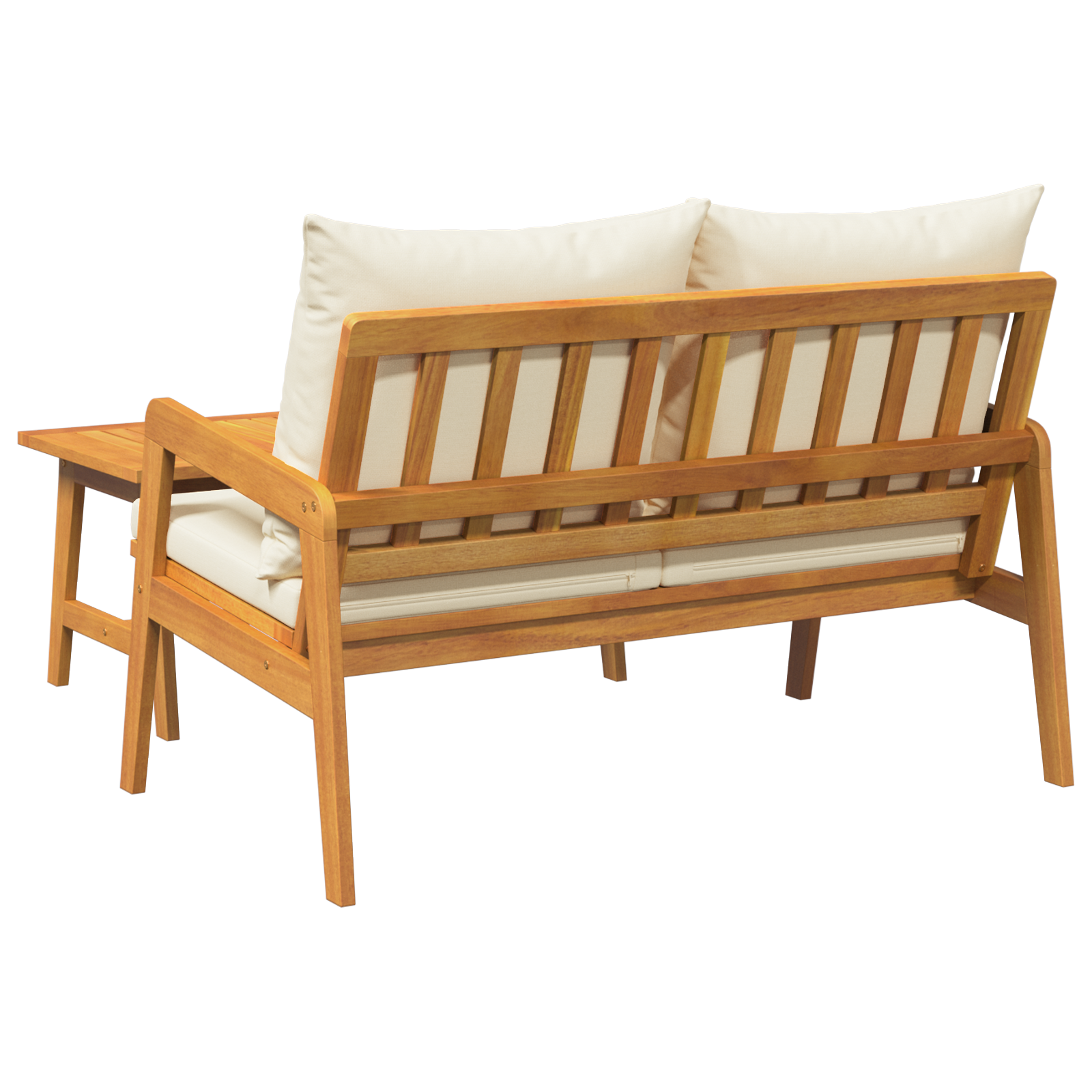 2 Часовна Бистро Комплект с Възглавници от Масивна Акация - Image 7