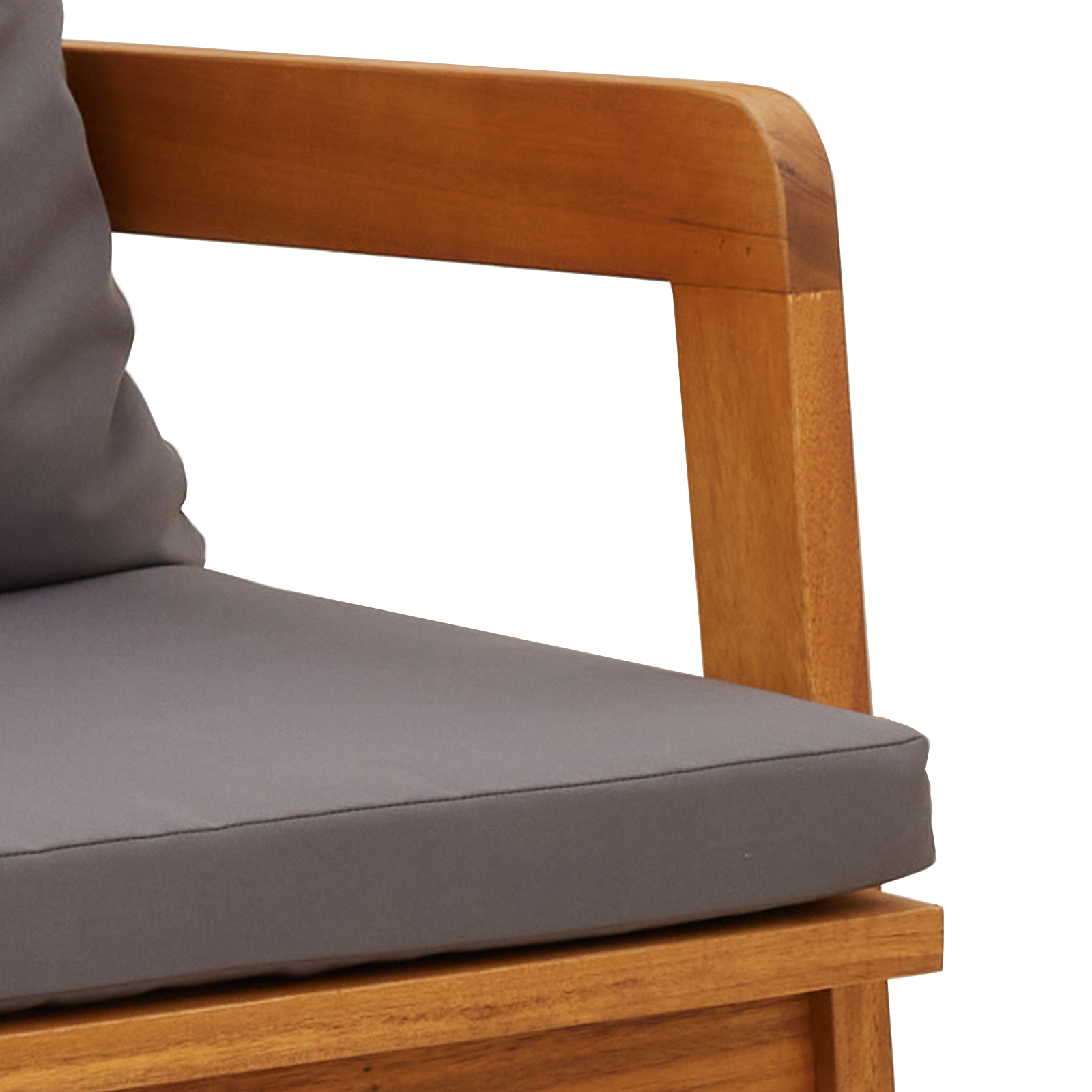 Градински столове 2 бр. 59,5x65x71,5 см Масивна акациева дървесина - Image 8