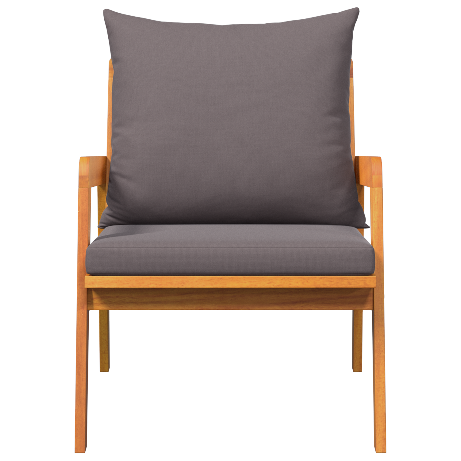 Градински столове 2 бр. 59,5x65x71,5 см Масивна акациева дървесина - Image 5