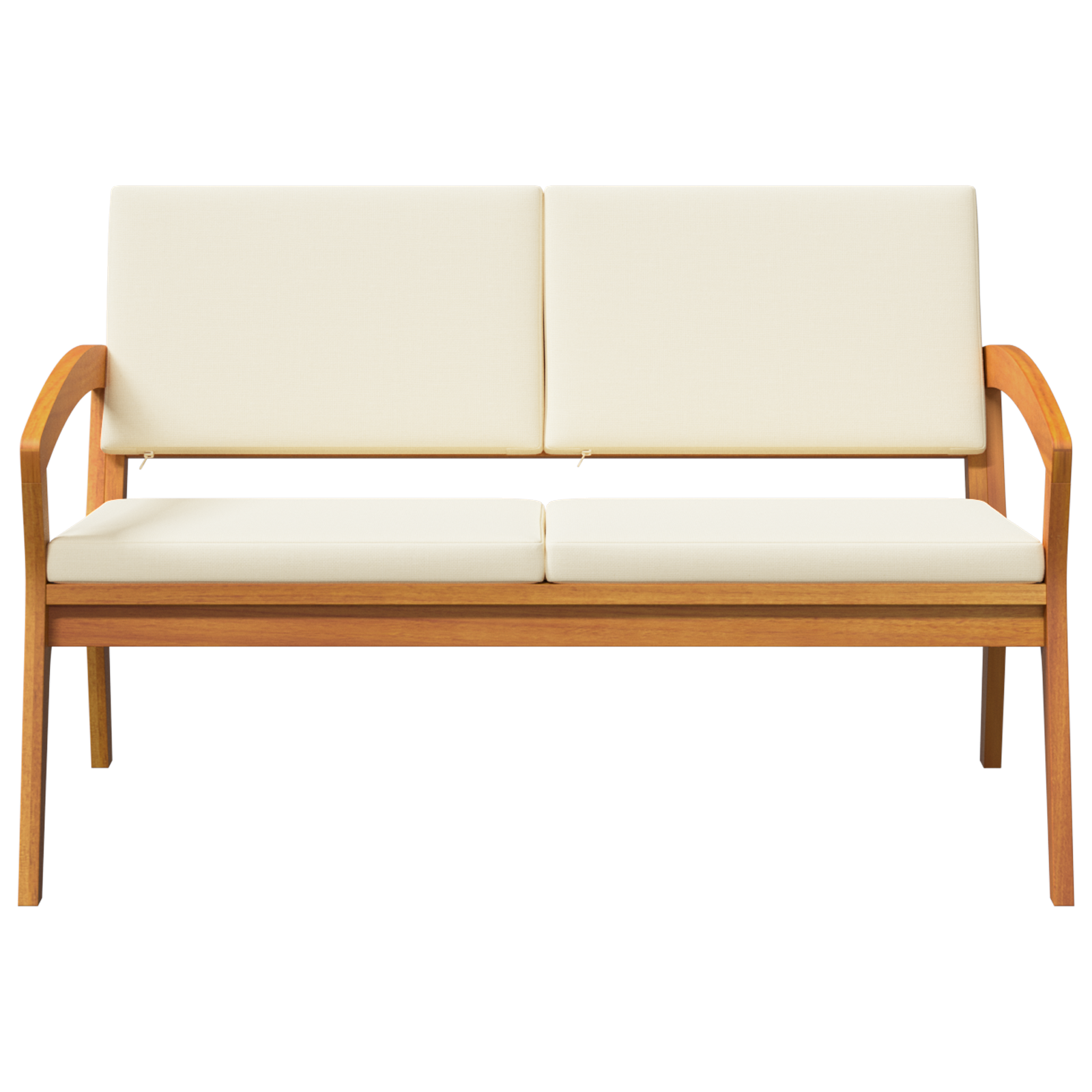 Garden Bench with Cushions 115x70x72 cm Solid Wood Acacia - Image 5