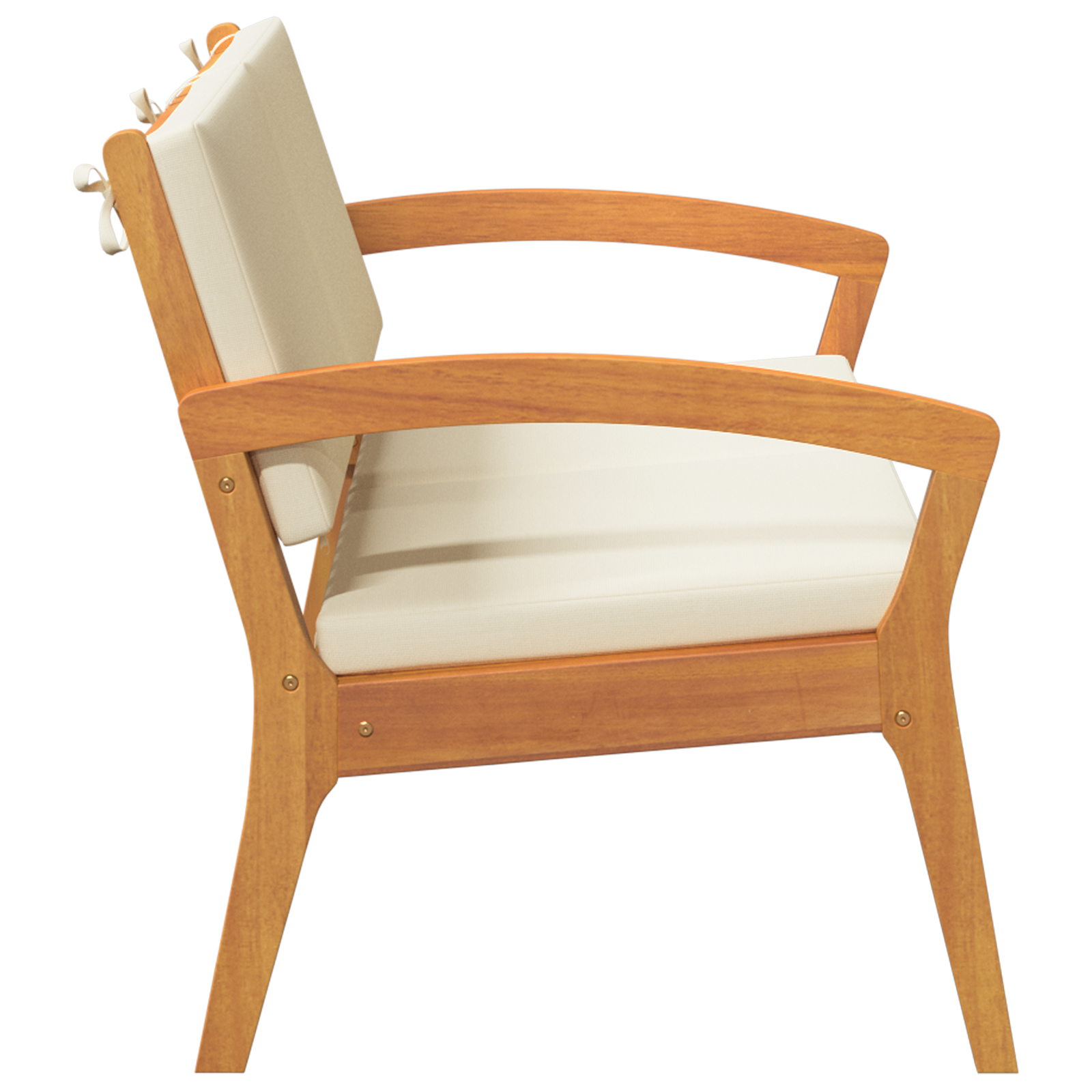 Garden Bench with Cushions 115x70x72 cm Solid Wood Acacia - Image 6