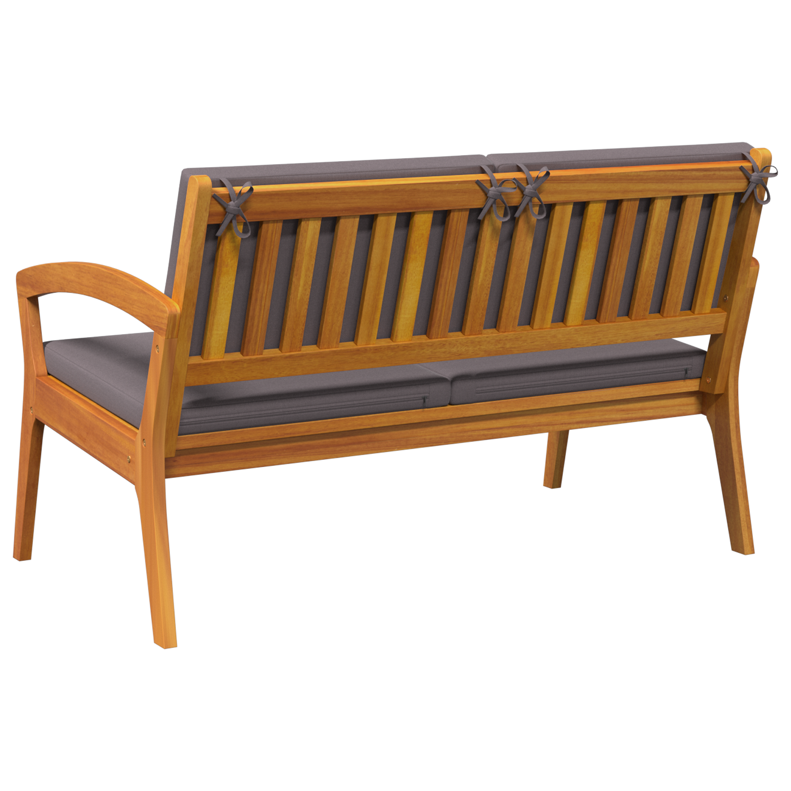 Garden Bench with Cushions 115x70x72 cm Solid Wood Acacia - Image 6