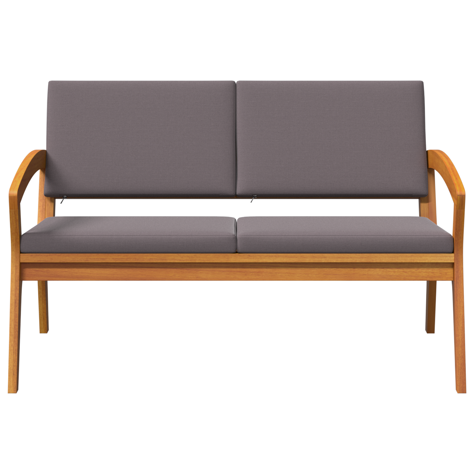 Garden Bench with Cushions 115x70x72 cm Solid Wood Acacia - Image 4