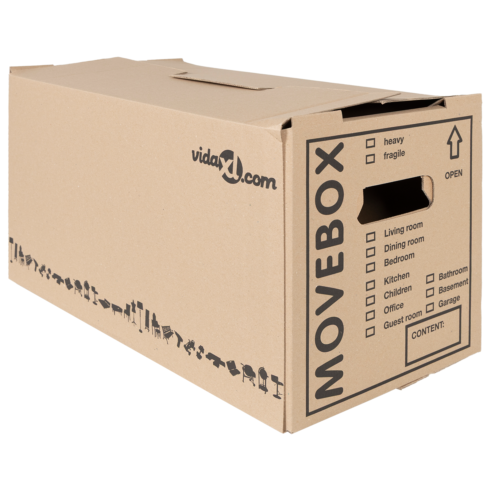 Moving Boxes 20 pcs 59 x 31.5 x 31.5 cm Cardboard