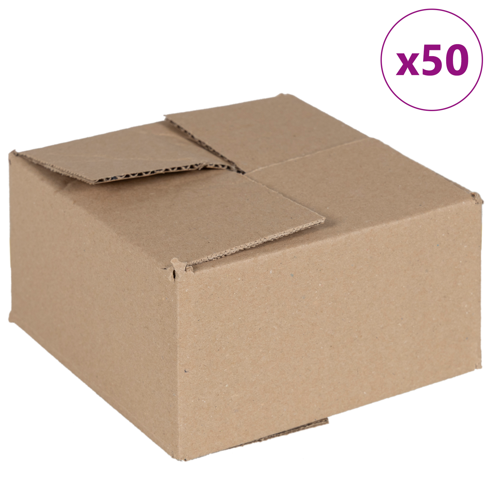 Folding Box 50 pcs 15x15x8 cm Cardboard - Image 2