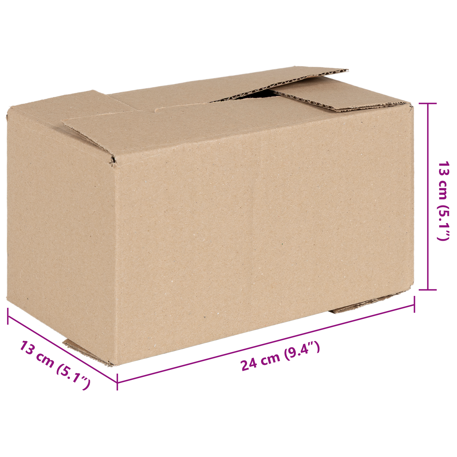 Folding Box 50 pcs 24x13x13 cm Cardboard - Image 5