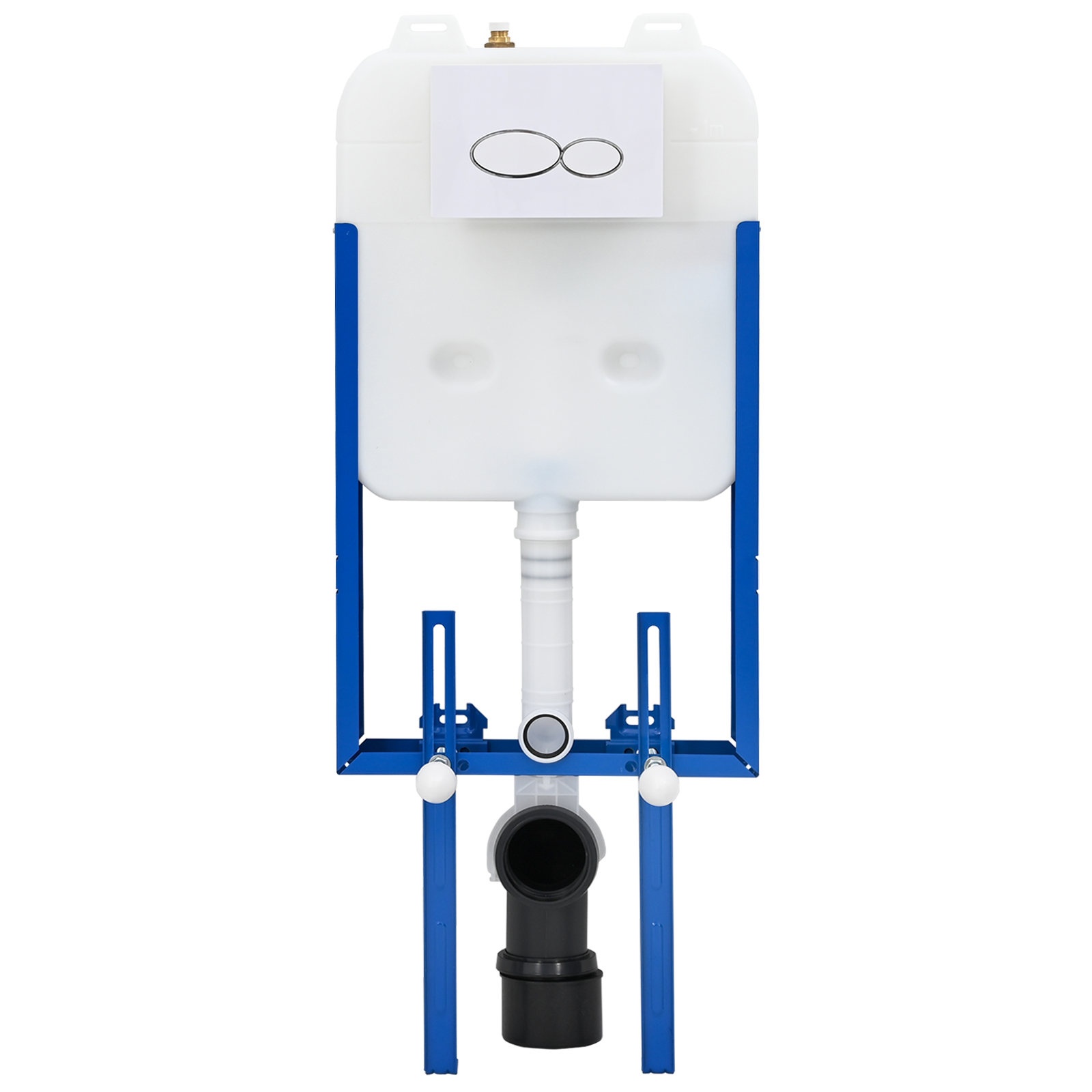 Bathroom Accessory Mounts White Plastic 50 x 8 x 131 cm - Image 2