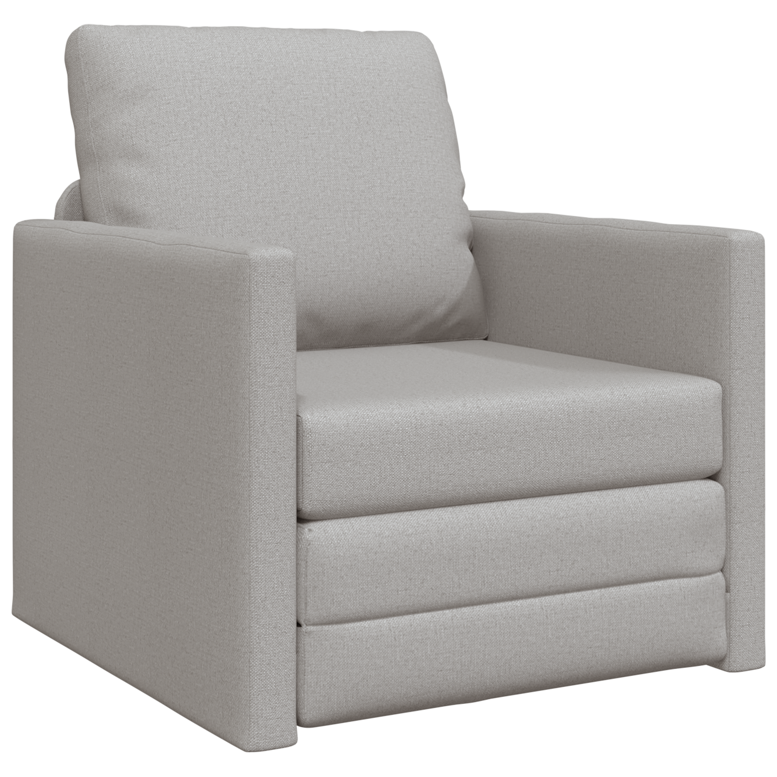Schlafsofa 2-in-1 Wolken-Grau 74x77x81 cm Stoff – Bild 2