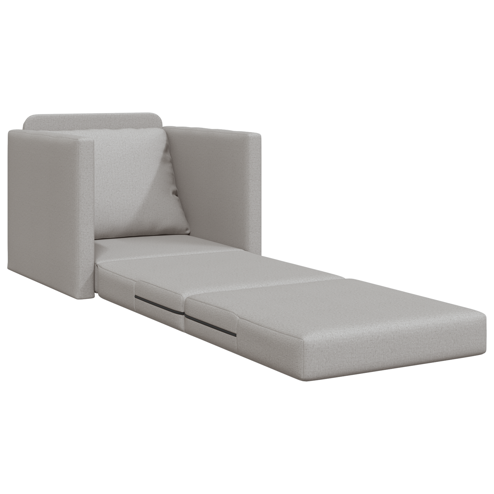 Schlafsofa 2-in-1 Wolken-Grau 74x77x81 cm Stoff – Bild 4