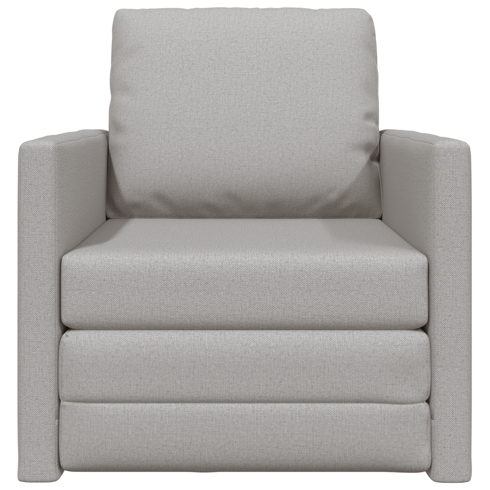 Schlafsofa 2-in-1 Wolken-Grau 74x77x81 cm Stoff – Bild 5