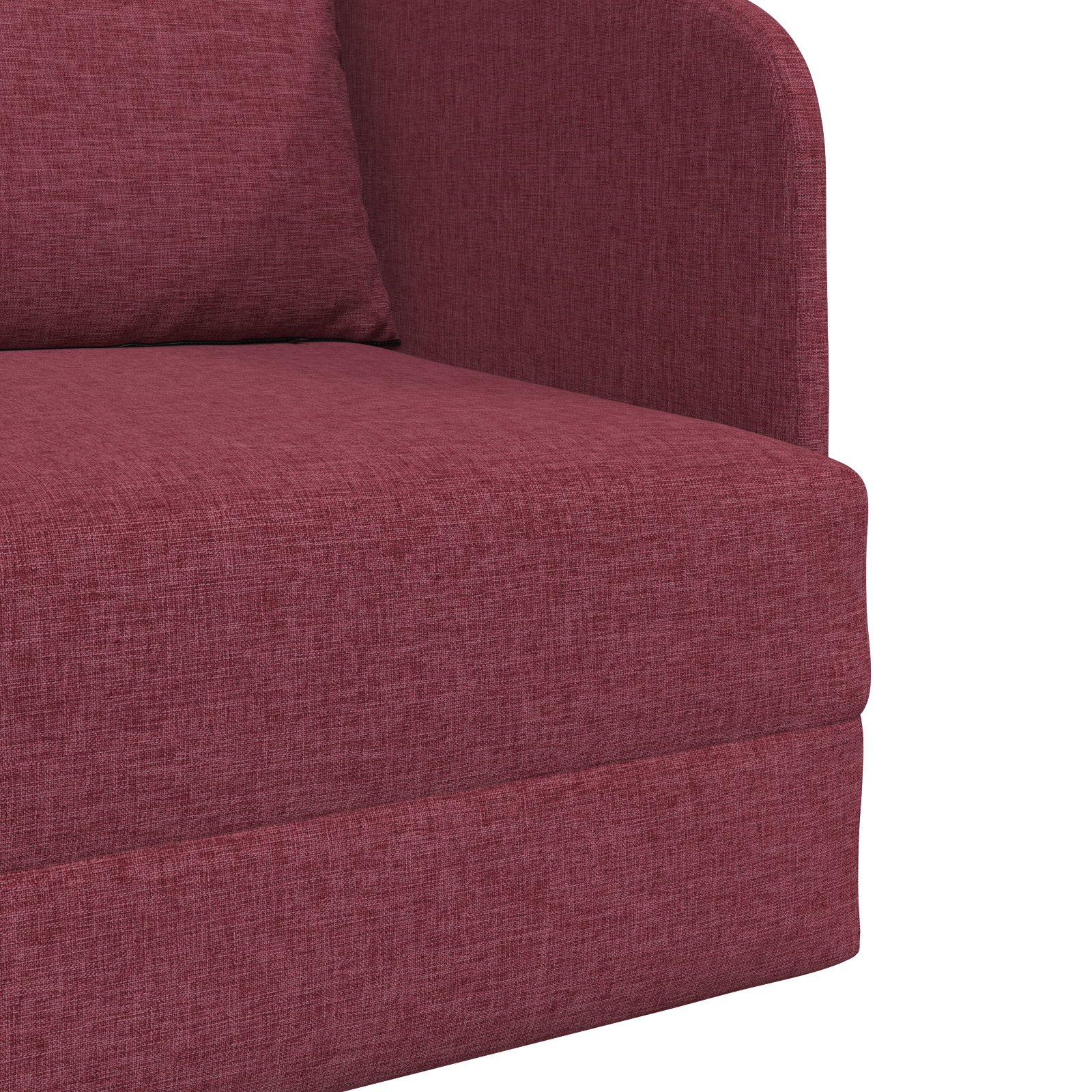 Floor Sofa Bed 2-in-1 Wine Red 65x80x83 cm Fabric - Image 9