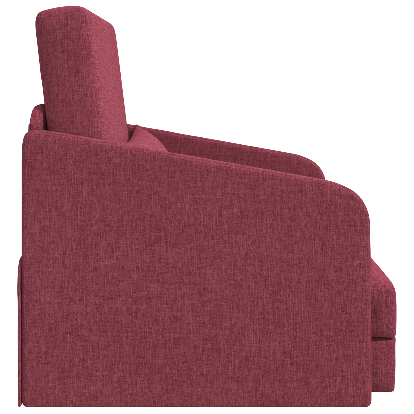 Floor Sofa Bed 2-in-1 Wine Red 65x80x83 cm Fabric - Image 6