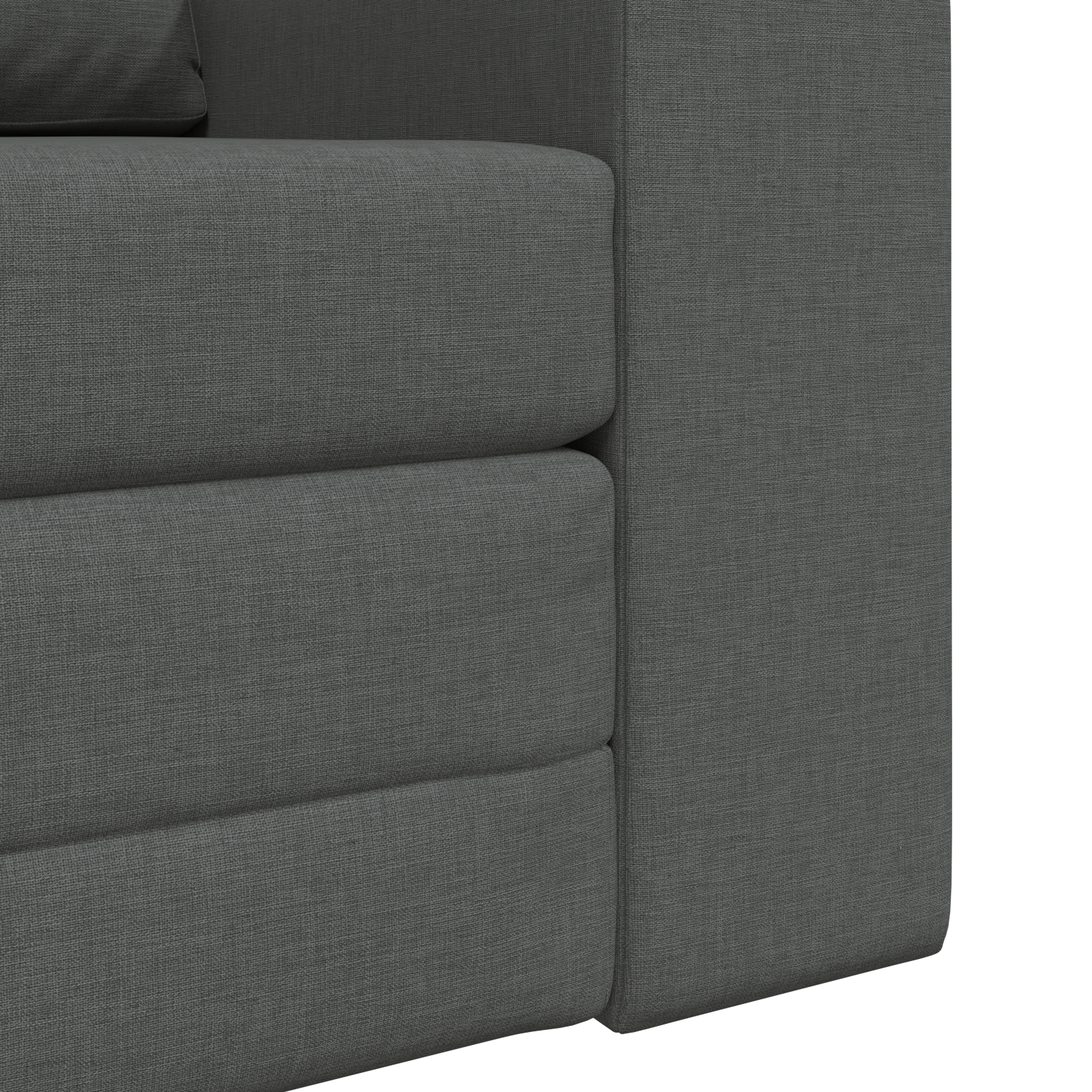 Boden Sofa Bett 2-in-1 Dunkelgrau 98x71x83 cm Stoff – Bild 9