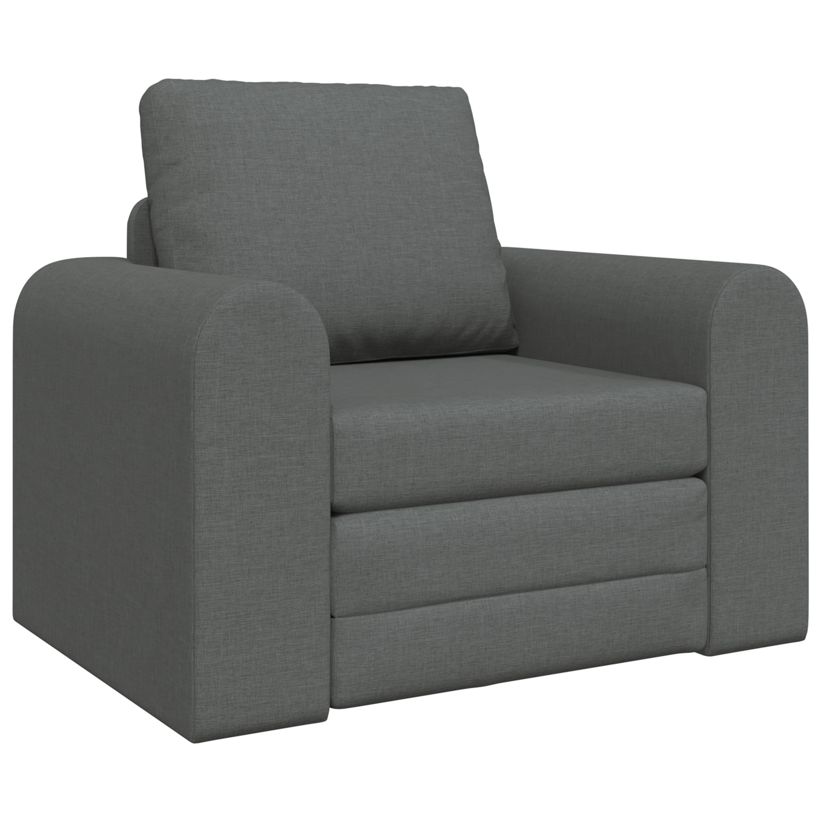 Boden Sofa Bett 2-in-1 Dunkelgrau 98x71x83 cm Stoff – Bild 2