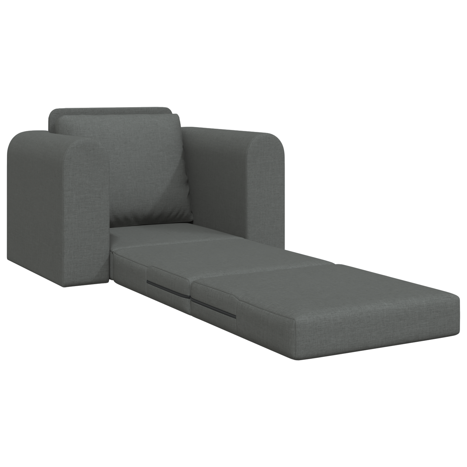 Boden Sofa Bett 2-in-1 Dunkelgrau 98x71x83 cm Stoff – Bild 4