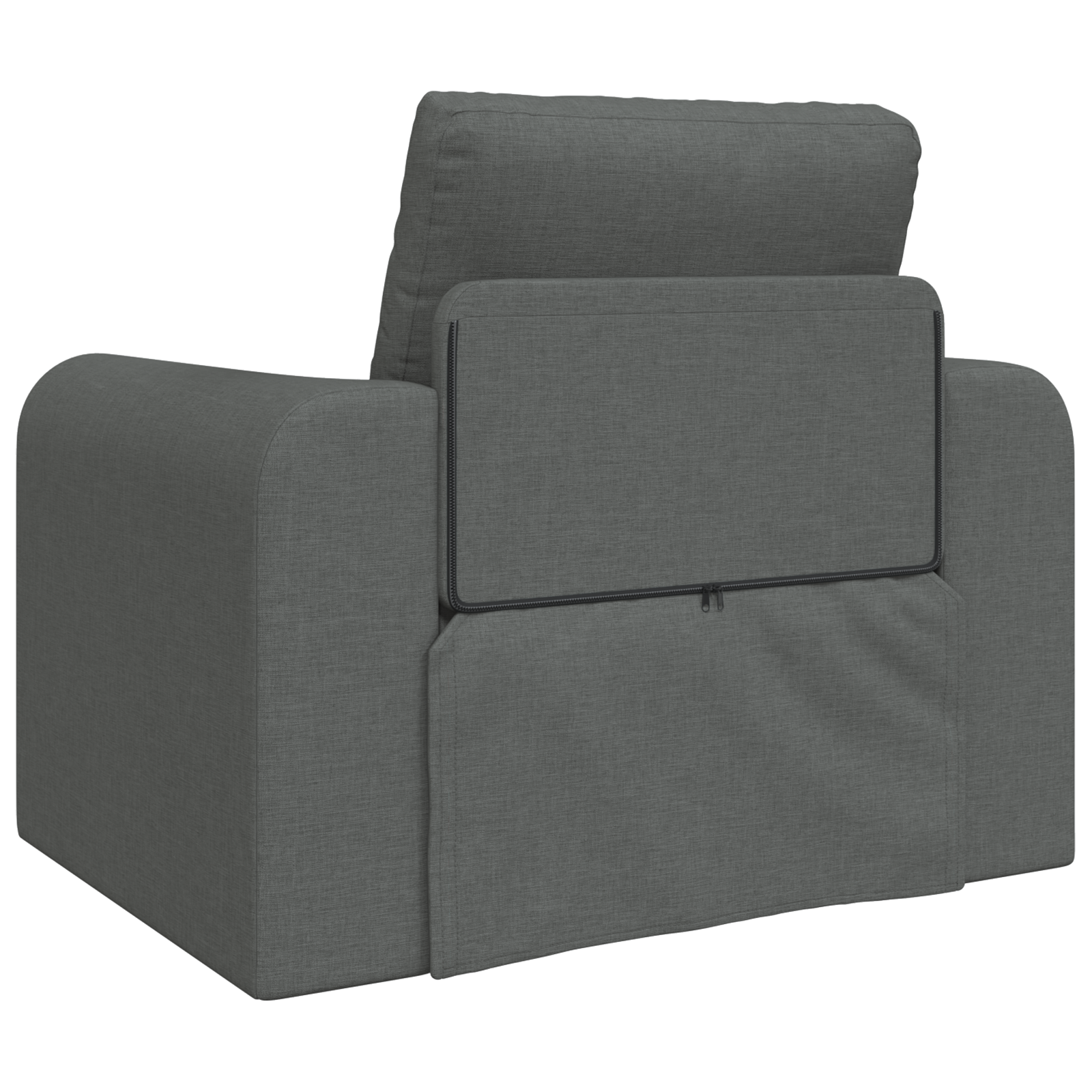Boden Sofa Bett 2-in-1 Dunkelgrau 98x71x83 cm Stoff – Bild 7