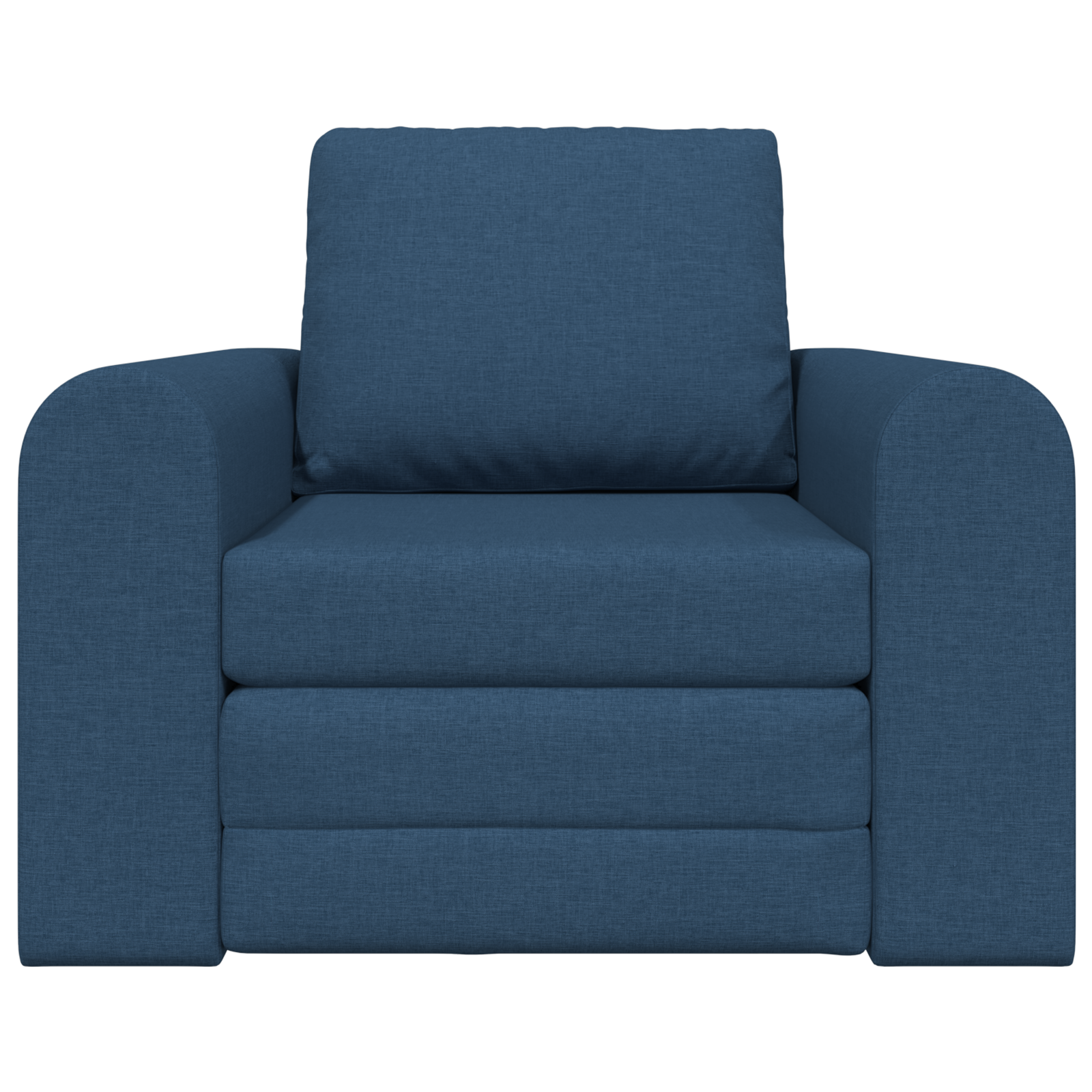 Floor Sofa Bed 2-in-1 Blue 98x71x83 cm Fabric - Image 5