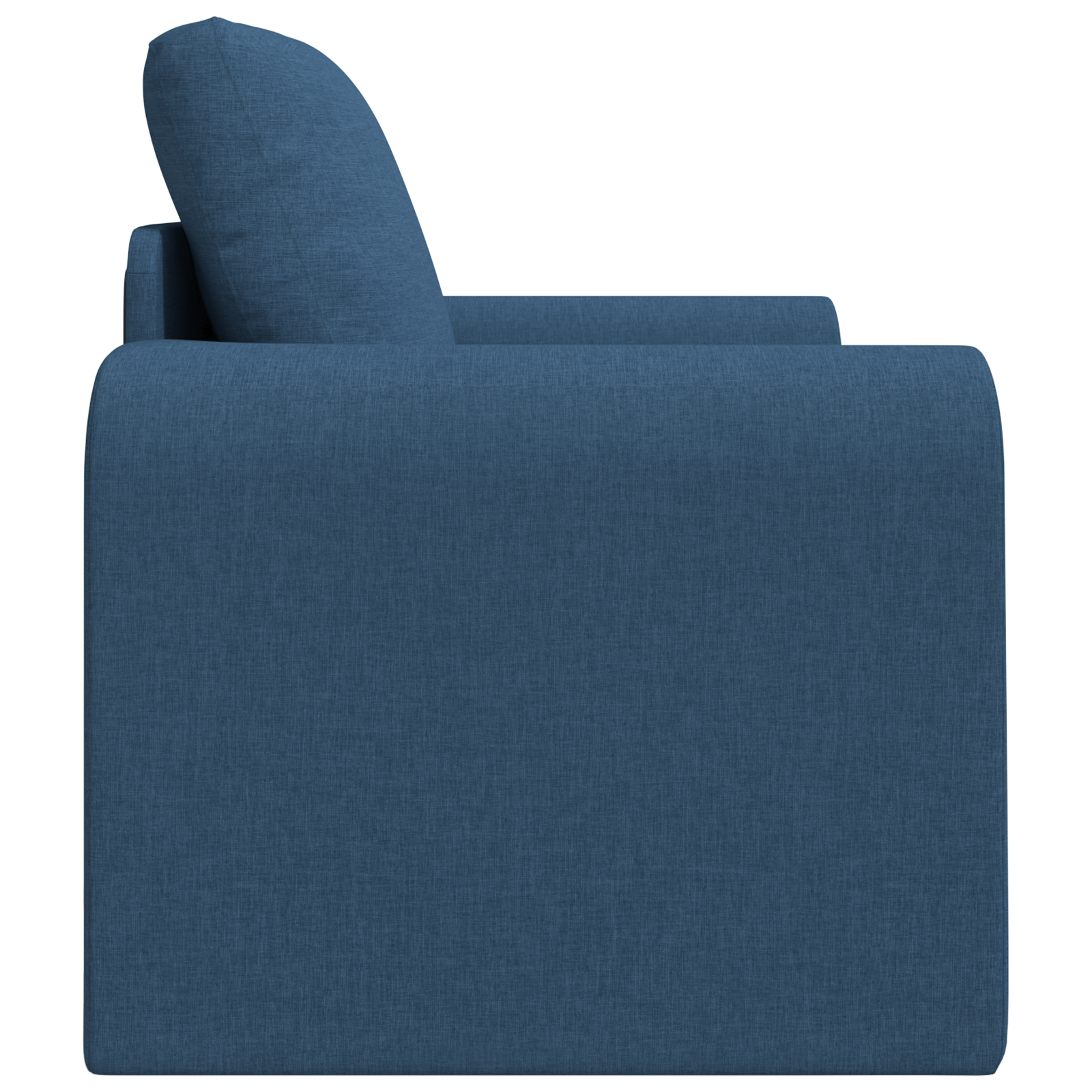 Floor Sofa Bed 2-in-1 Blue 98x71x83 cm Fabric - Image 6