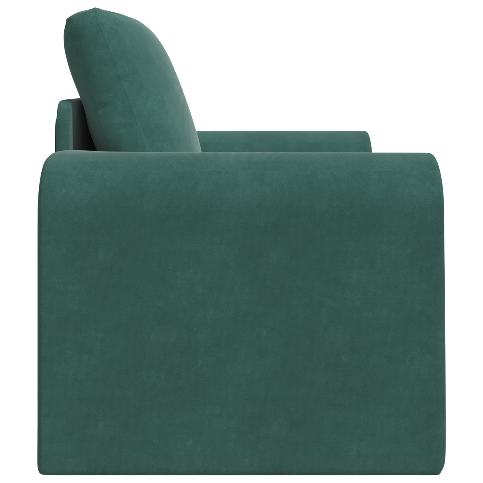 Floor Sofa Bed 2-in-1 Dark Green 98x71x83 cm Velvet - Image 6