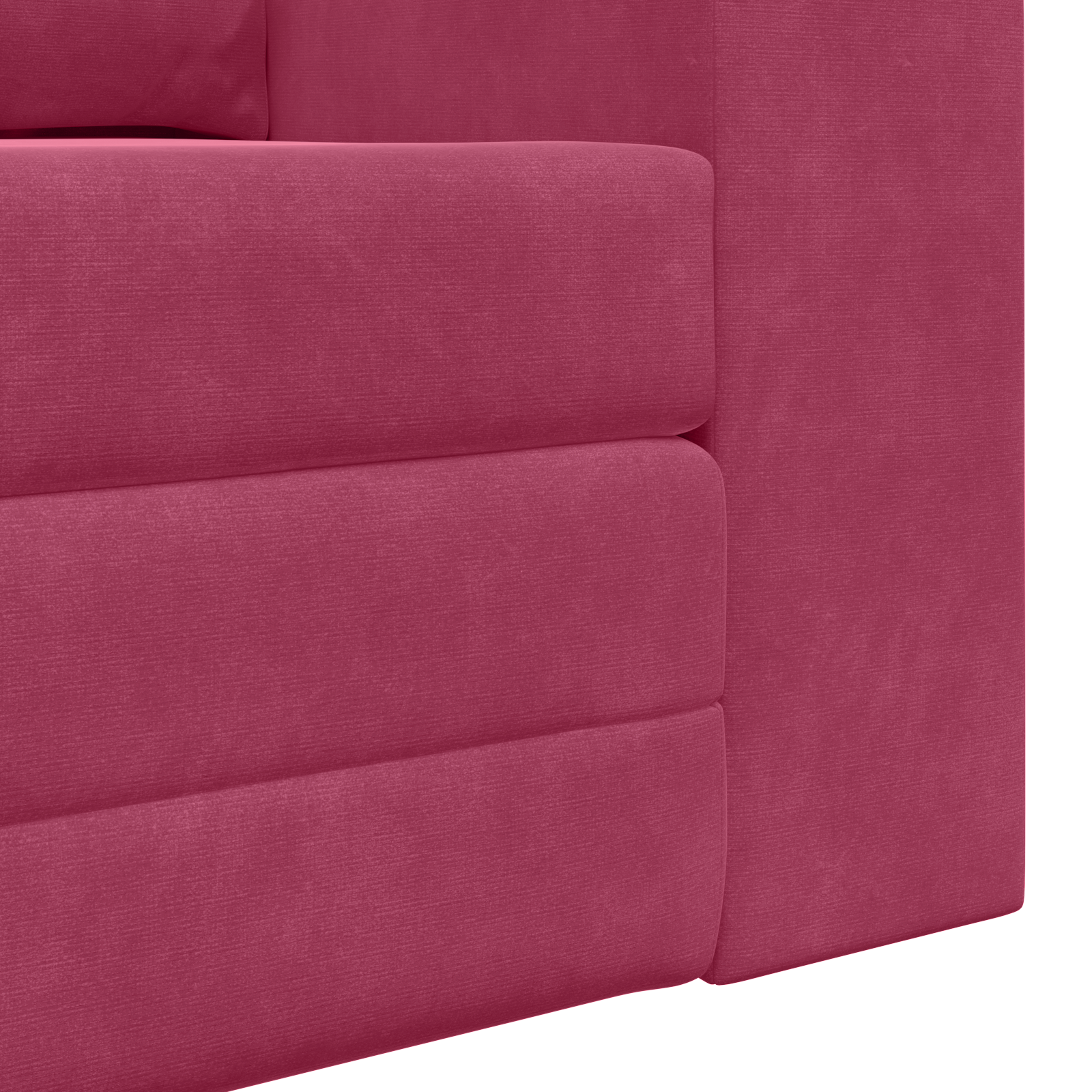 Floor Sofa Bed 2-in-1 Wine Red 148x71x83 cm Velvet - Image 10