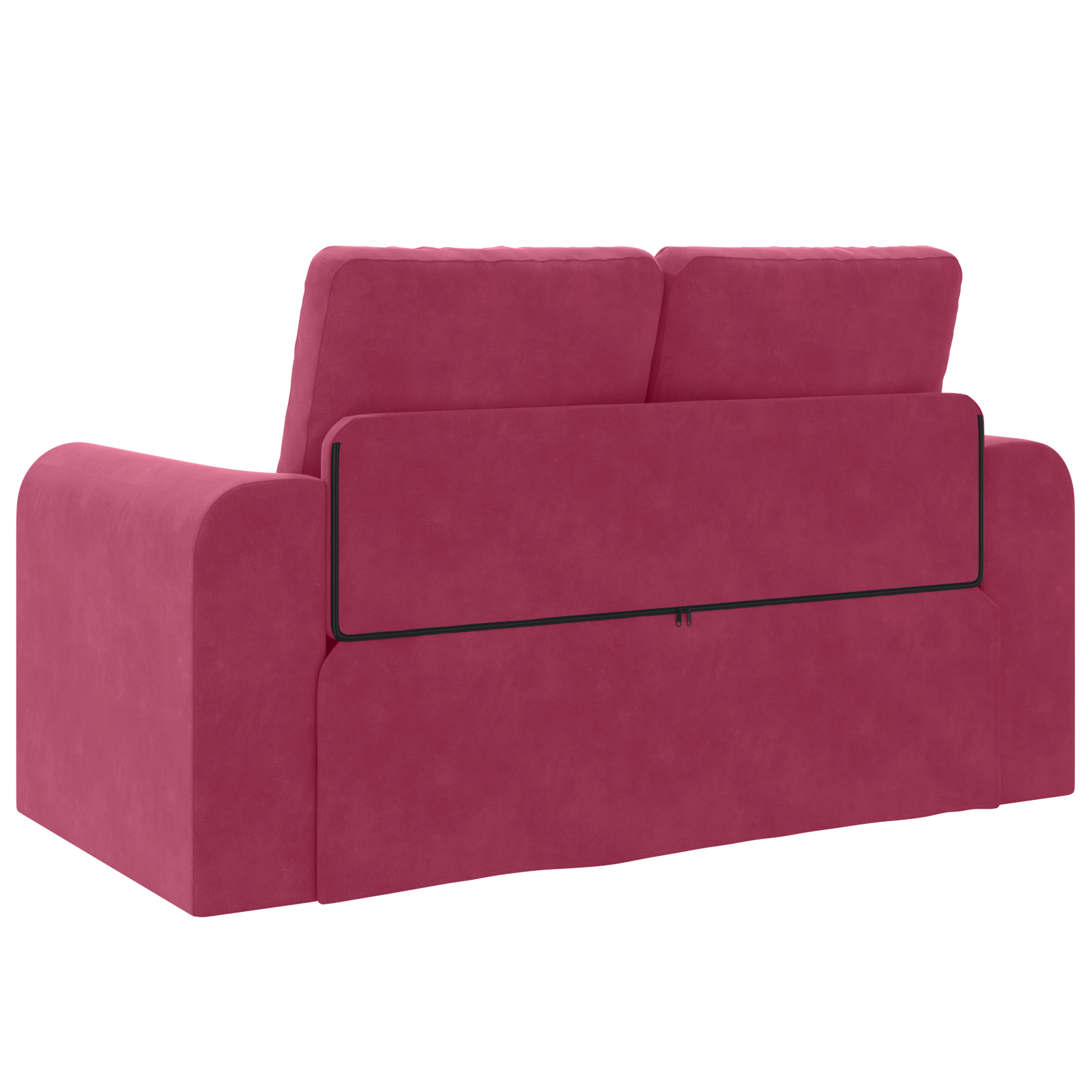 Floor Sofa Bed 2-in-1 Wine Red 148x71x83 cm Velvet - Image 8