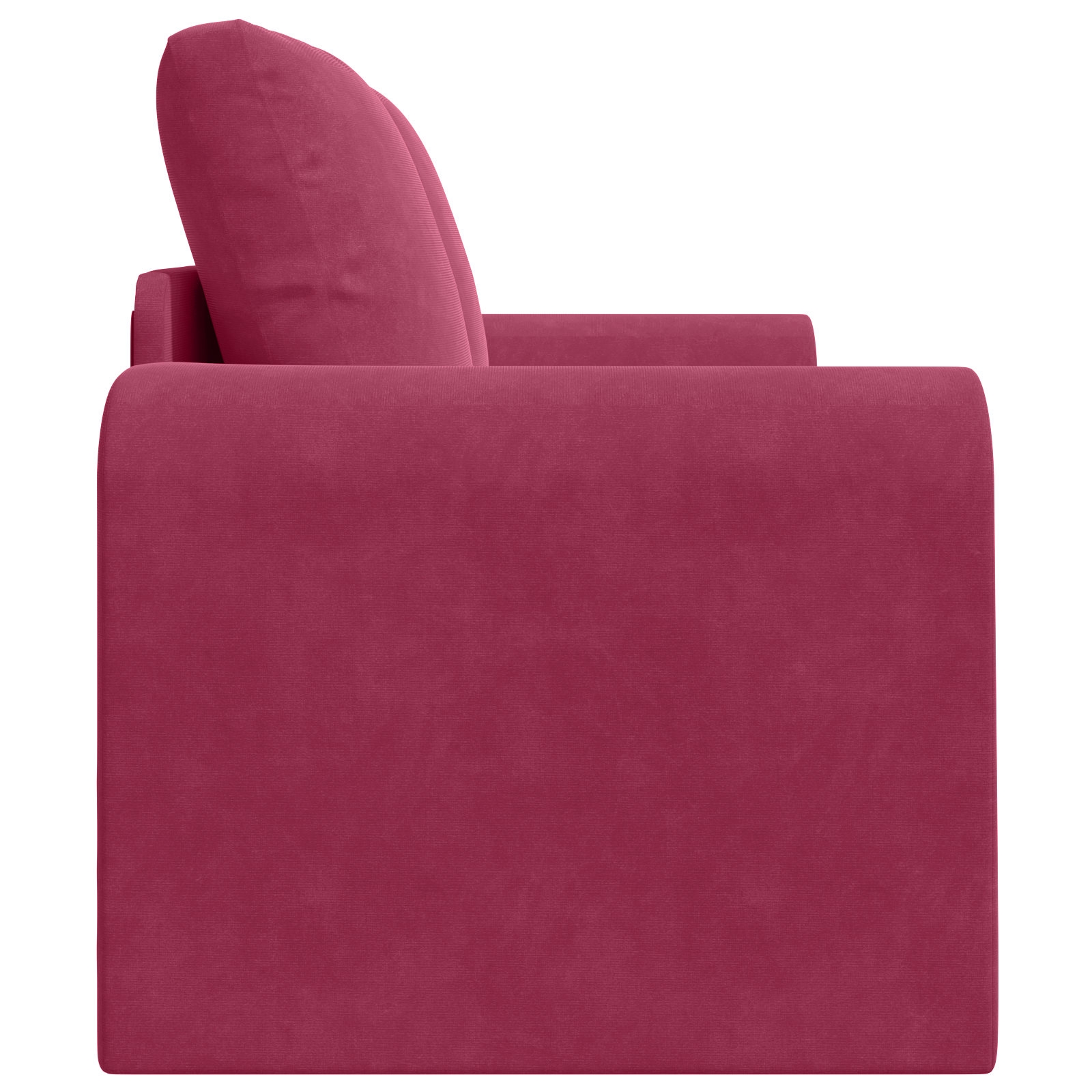 Floor Sofa Bed 2-in-1 Wine Red 148x71x83 cm Velvet - Image 7
