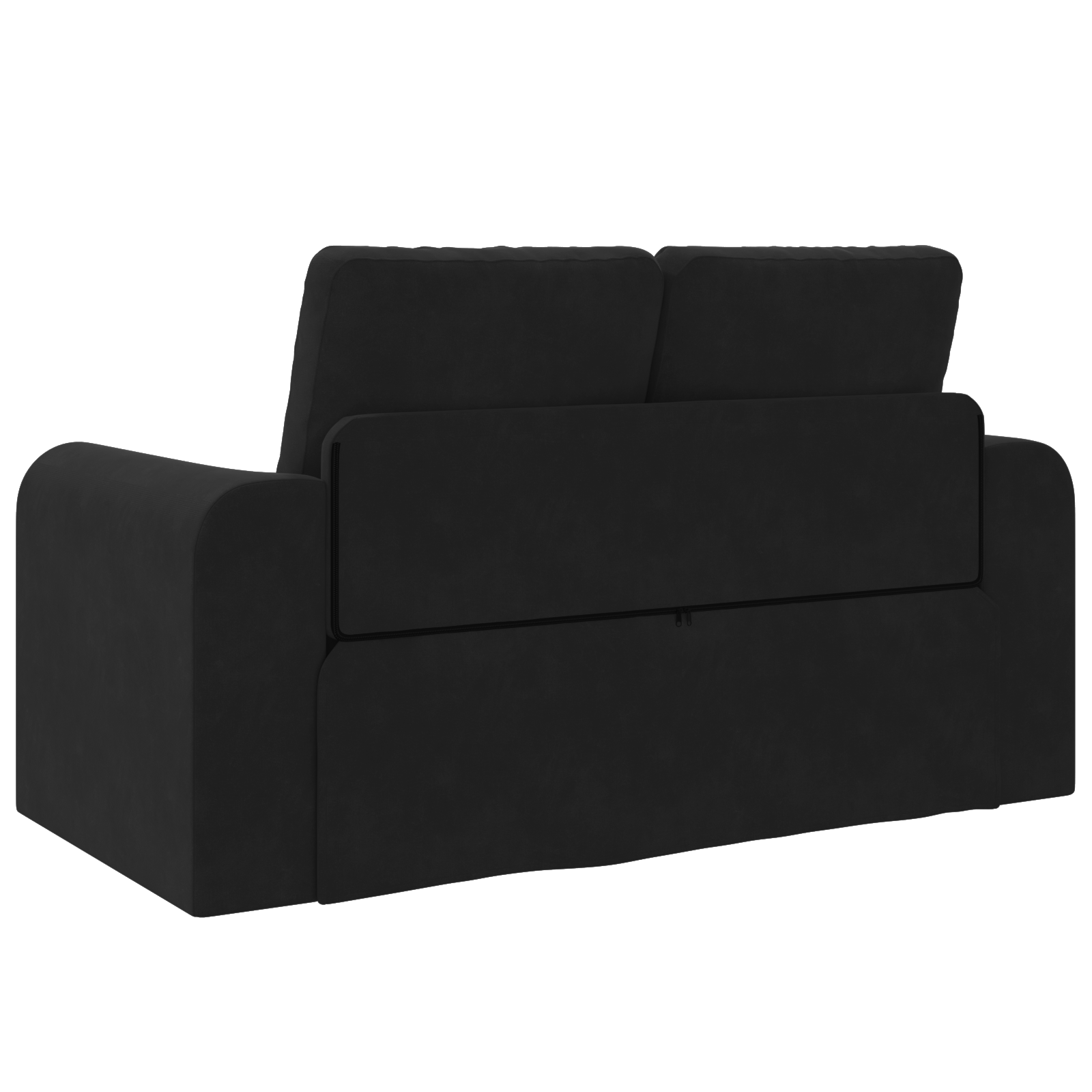 Floor Sofa Bed 2-in-1 Black 148x71x83 cm Velvet - Image 8