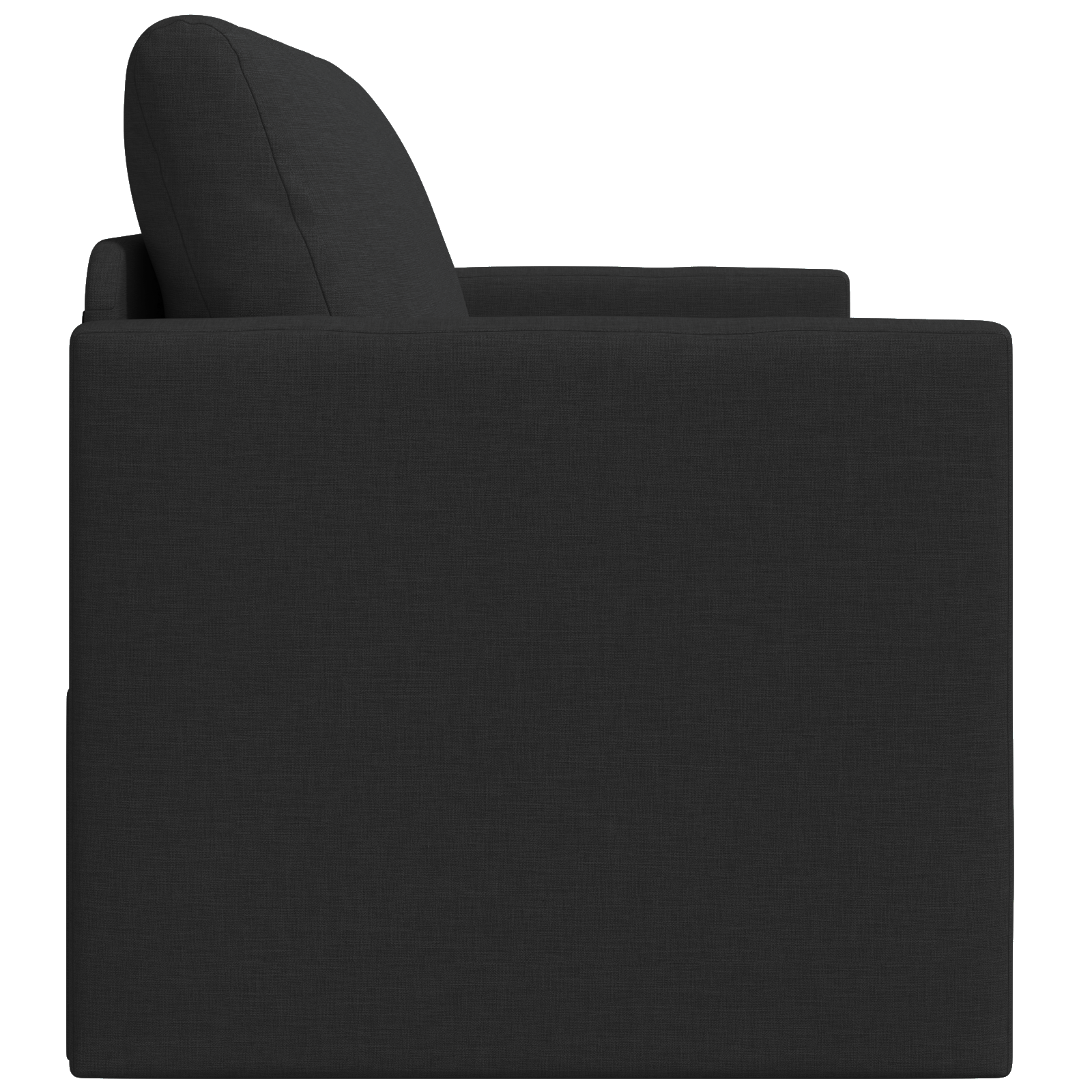 Floor Sofa Bed 2-in-1 Black 124x71x78 cm Fabric - Image 7