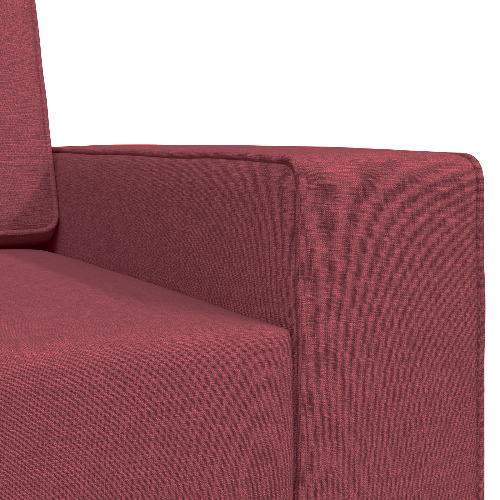 Floor Sofa Bed 2-in-1 Wine Red 245x150x60.5 cm Fabric - Image 8