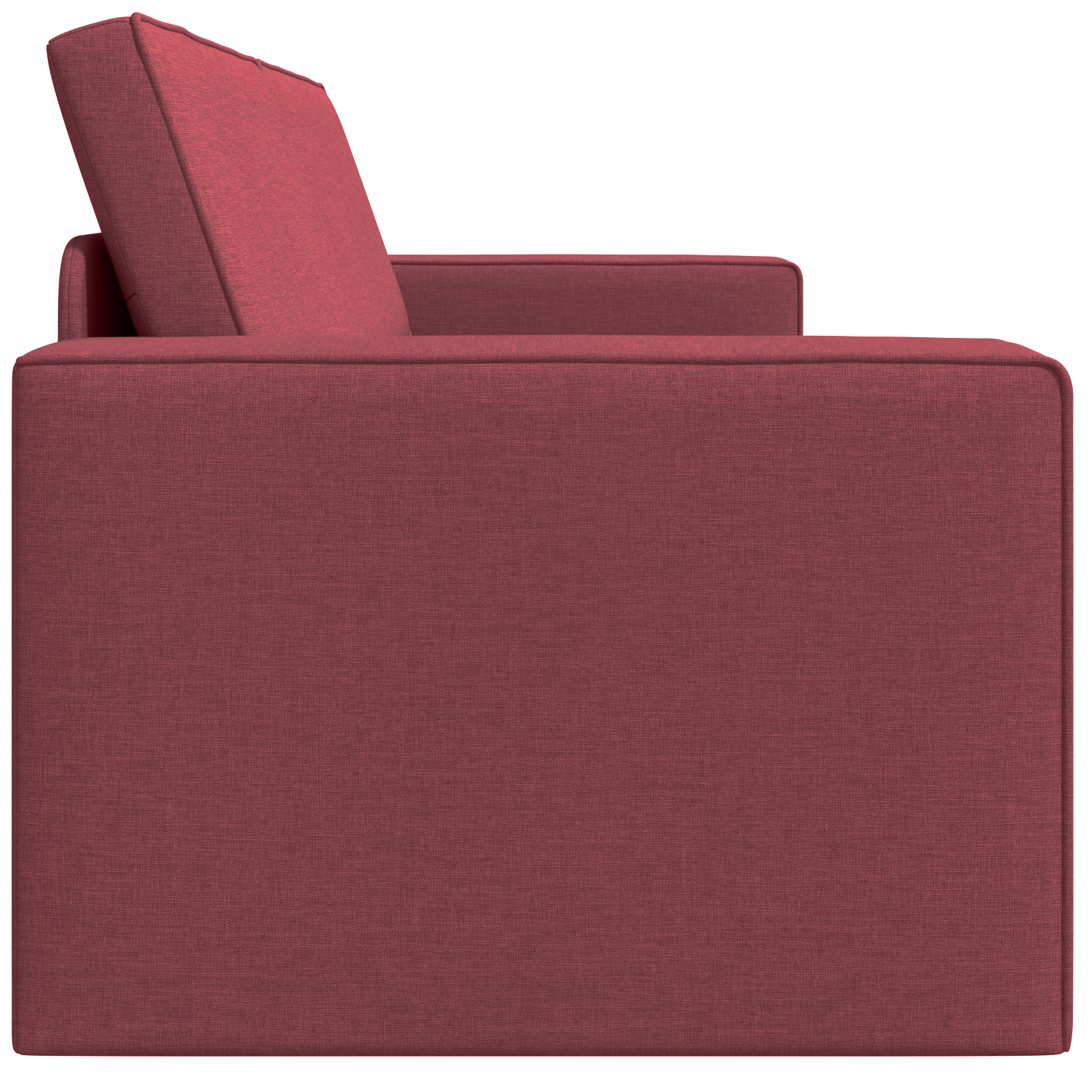 Floor Sofa Bed 2-in-1 Wine Red 245x150x60.5 cm Fabric - Image 6