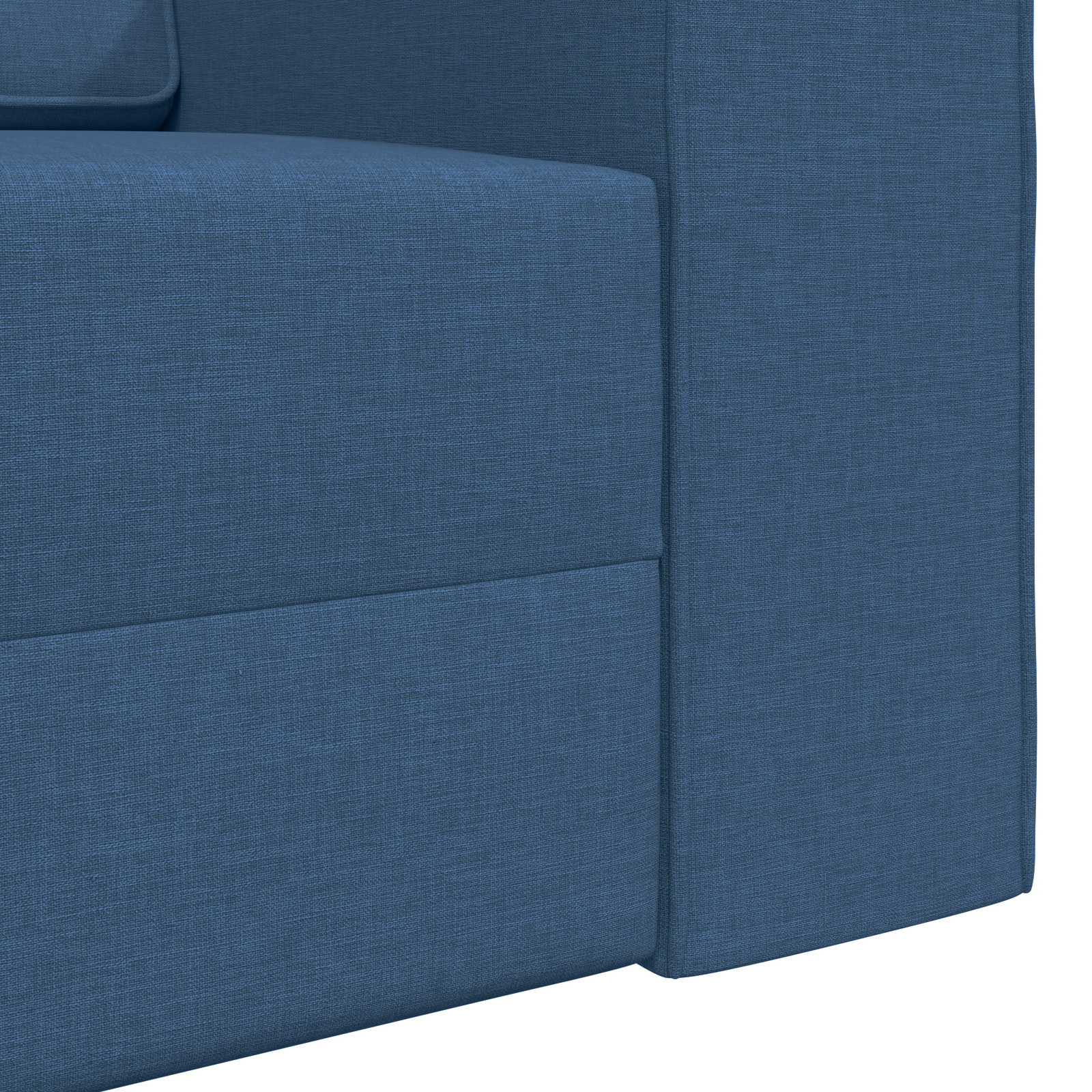 Floor Sofa Bed 2-in-1 Blue 245x150x60.5 cm Fabric - Image 9