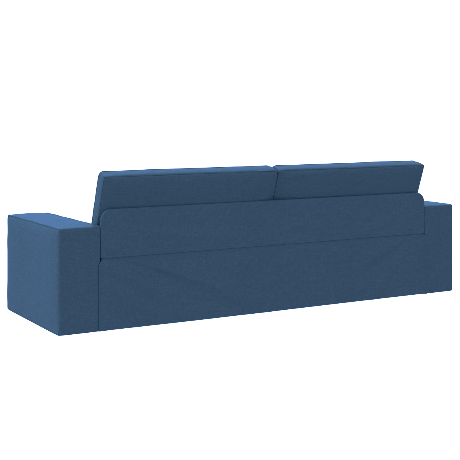 Floor Sofa Bed 2-in-1 Blue 245x150x60.5 cm Fabric - Image 7