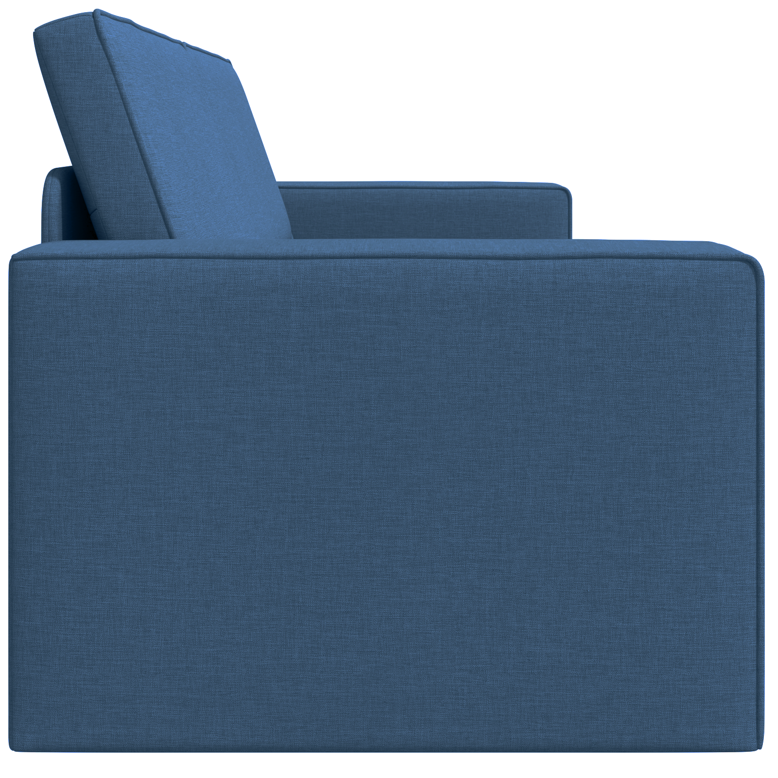 Floor Sofa Bed 2-in-1 Blue 245x150x60.5 cm Fabric - Image 6