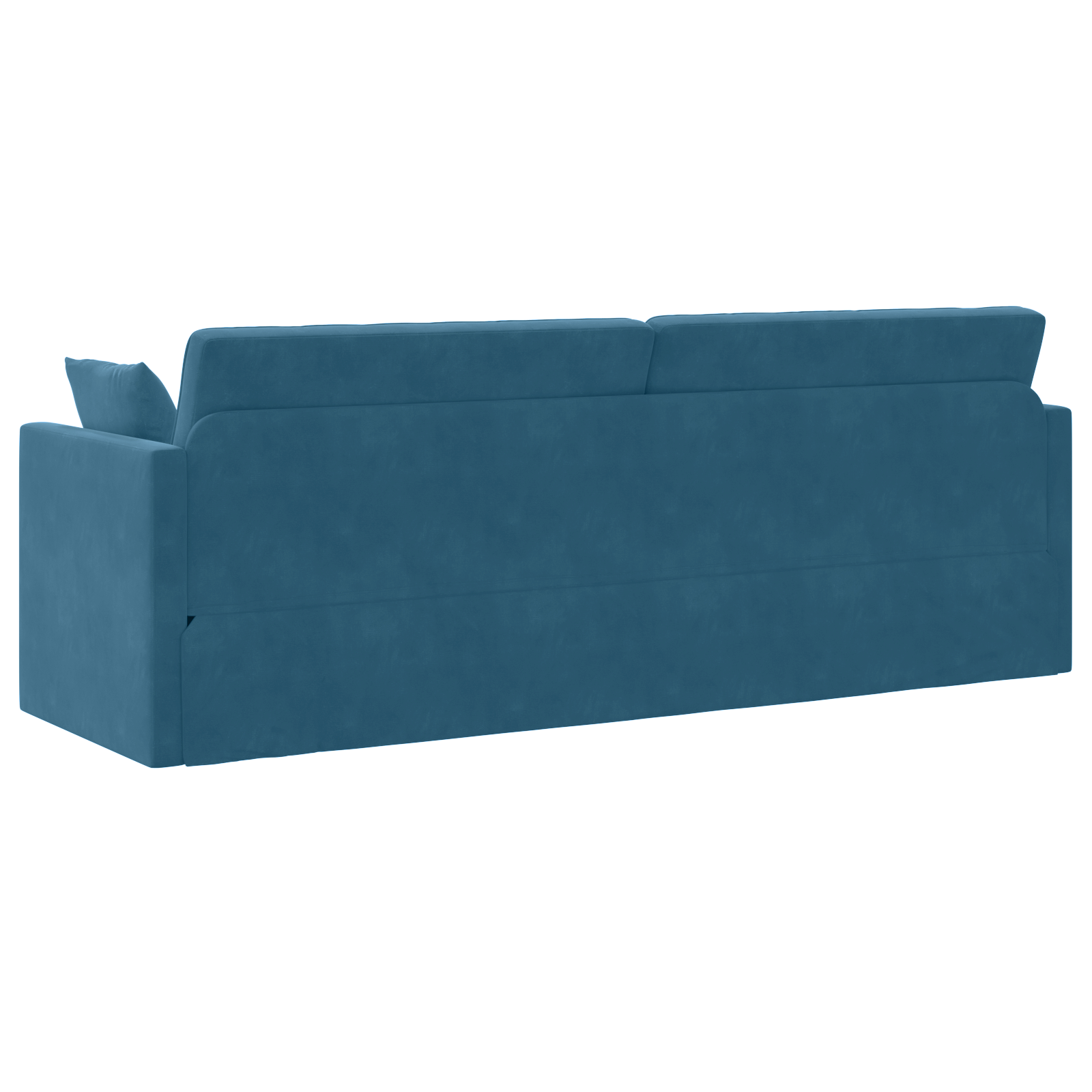 Floor Sofa Bed 2-in-1 Blue 213x144x60 cm Velvet - Image 8