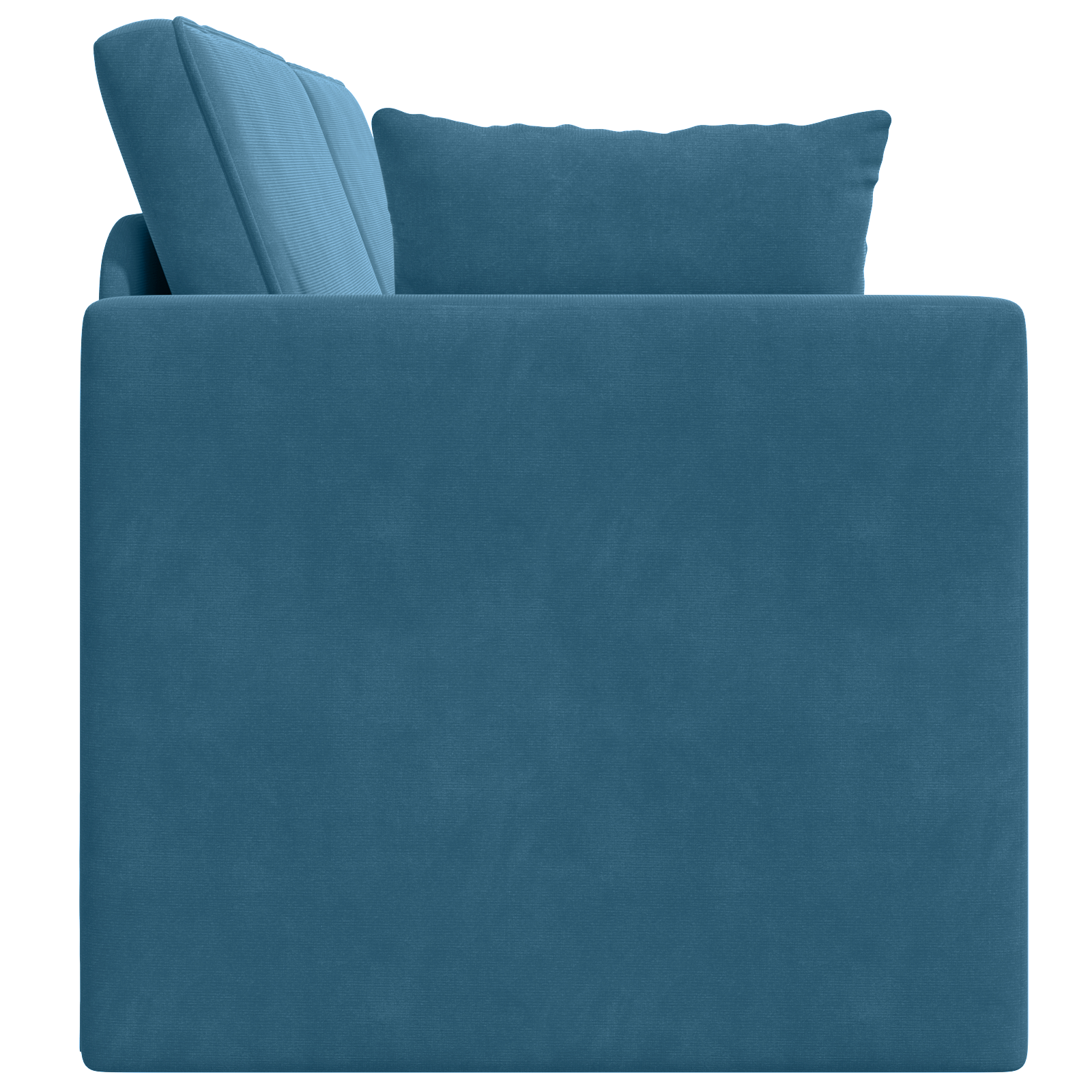 Floor Sofa Bed 2-in-1 Blue 213x144x60 cm Velvet - Image 7