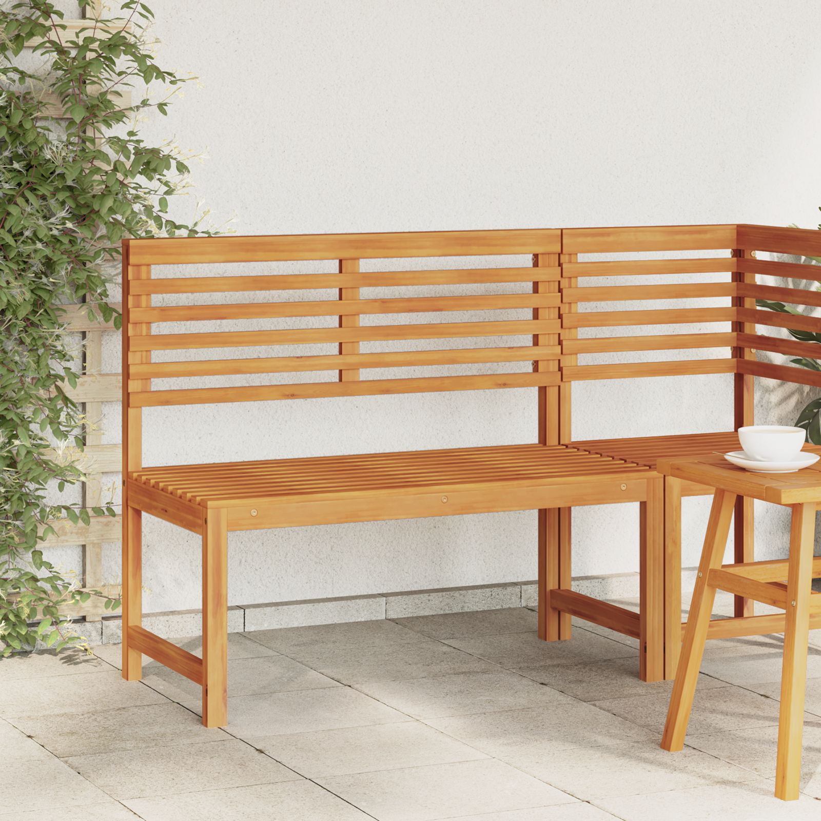 Garden Bench 100x50x91 cm Solid Wood Acacia - Image 4