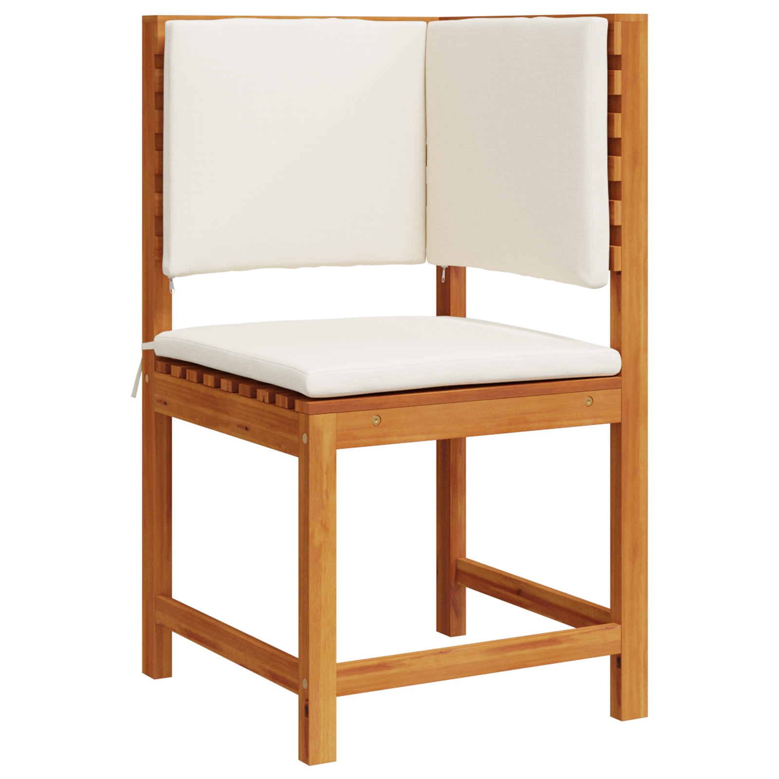 Garden Chair Corner with Cushions Solid Wood Acacia - Image 2