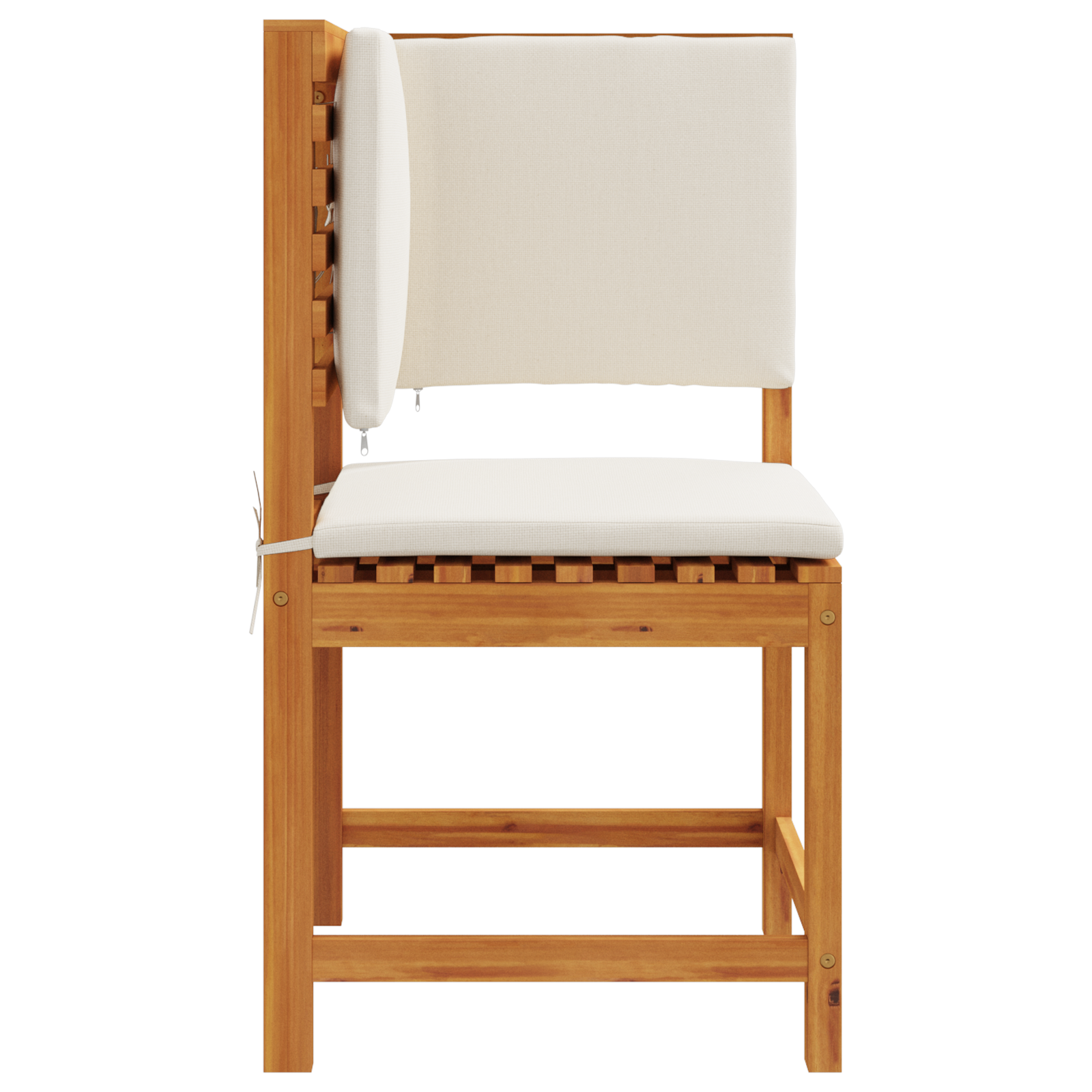 Garden Chair Corner with Cushions Solid Wood Acacia - Image 5