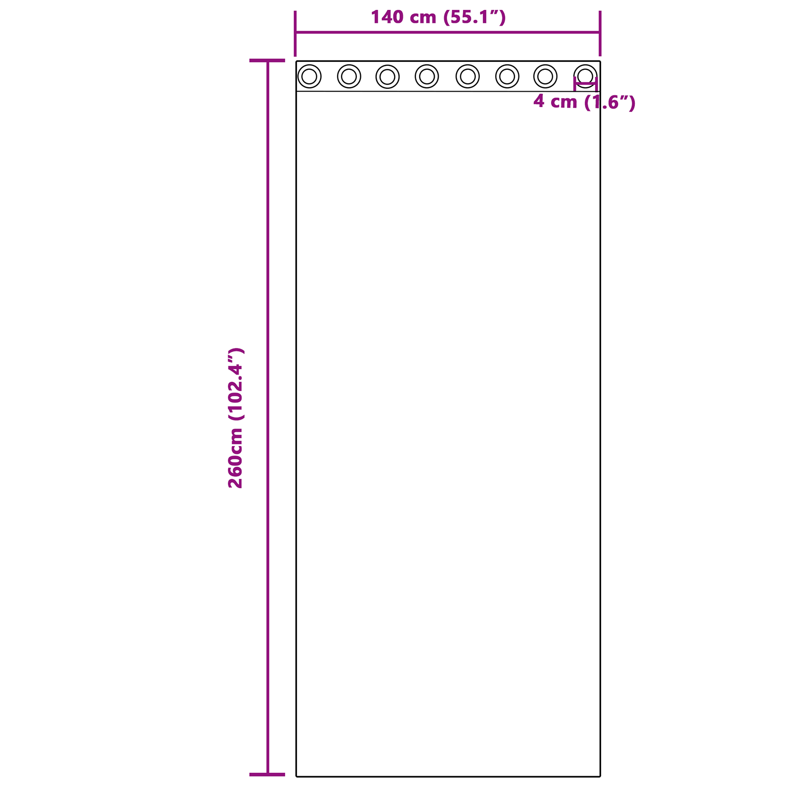 Blackout Curtains with Eyelets 2 pcs Cream Velvet - Image 6