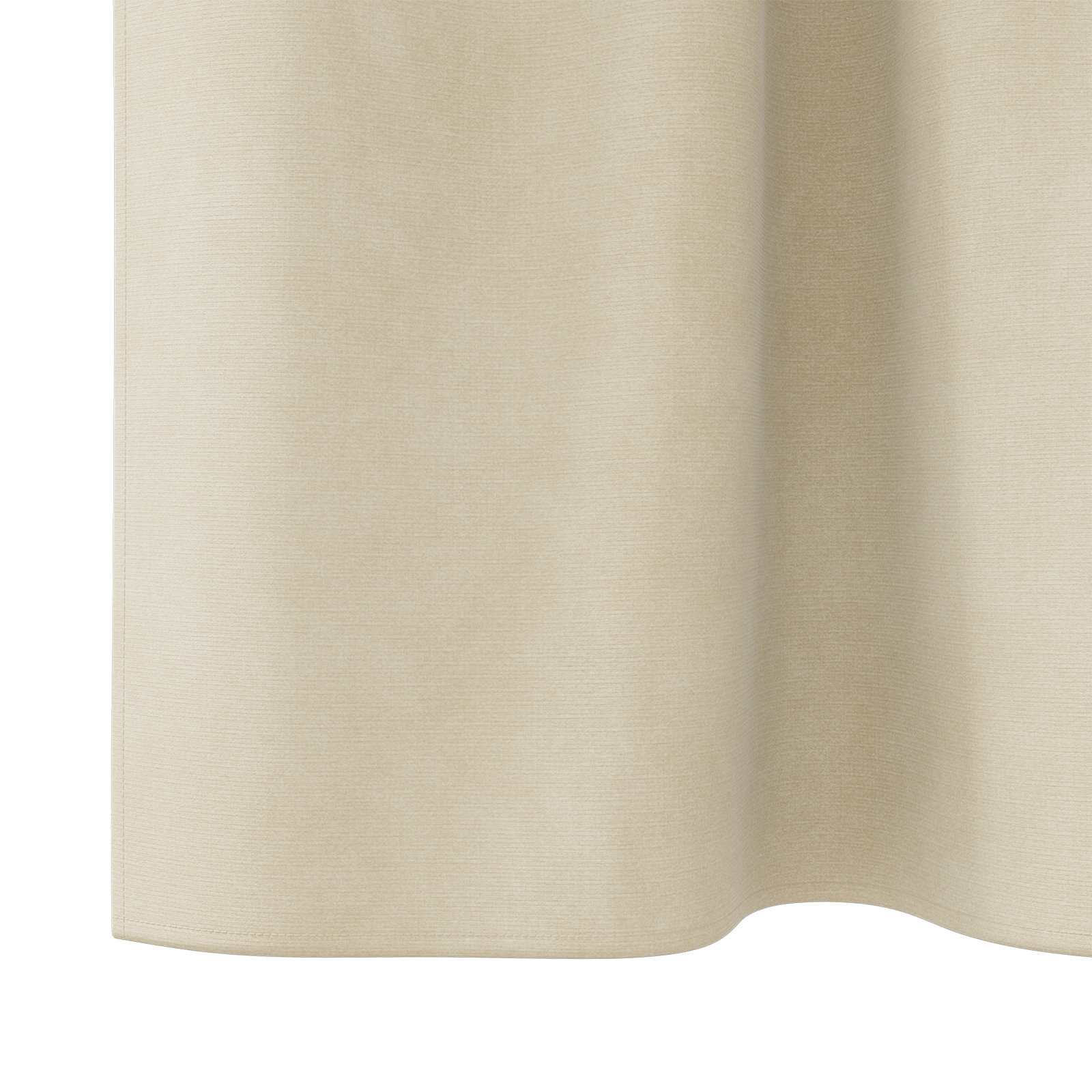 Blackout Curtains with Hanging Loops 2 pcs Cream Velvet - Image 6