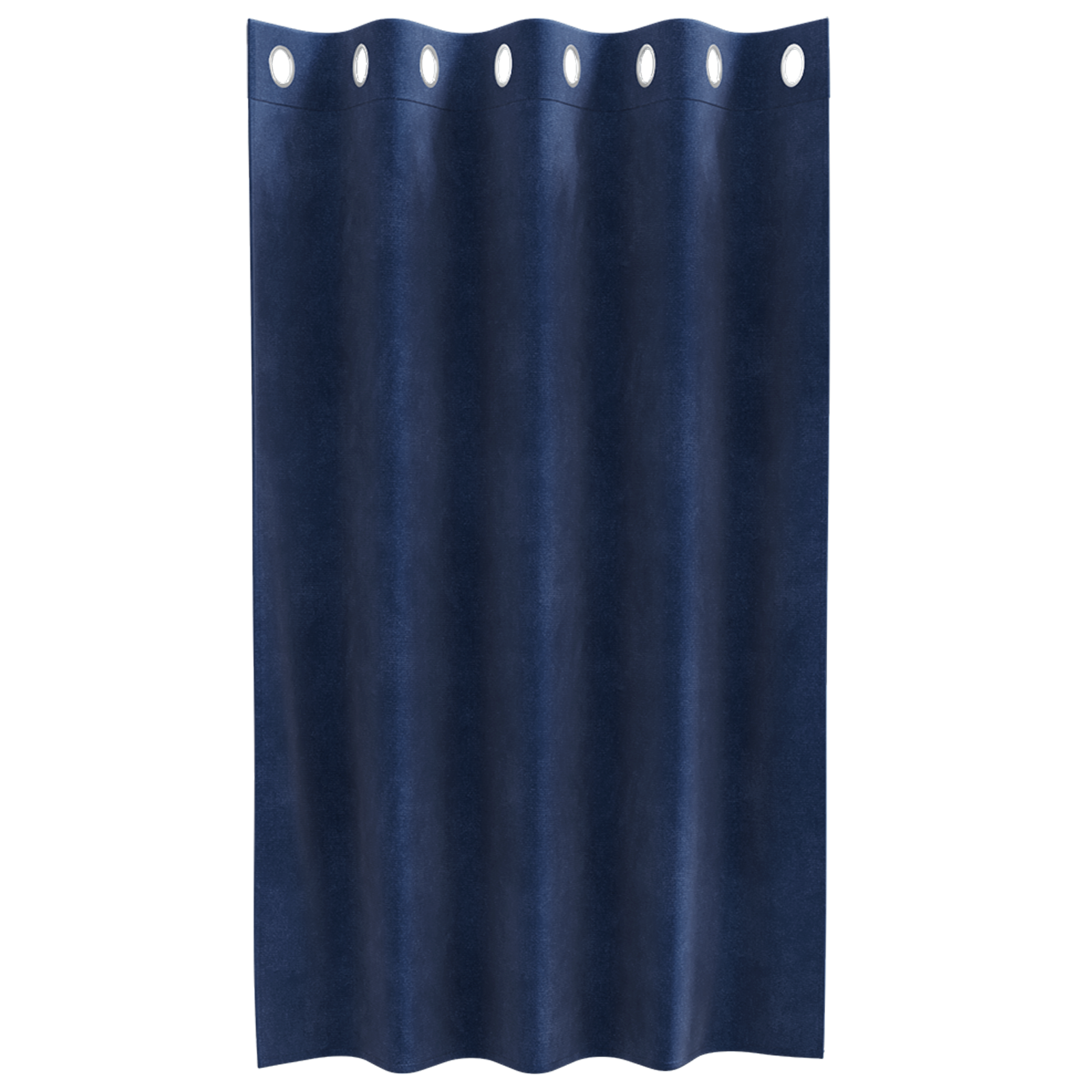 Blackout Curtains with Eyelets 2 pcs Dark Blue Velvet - Image 3