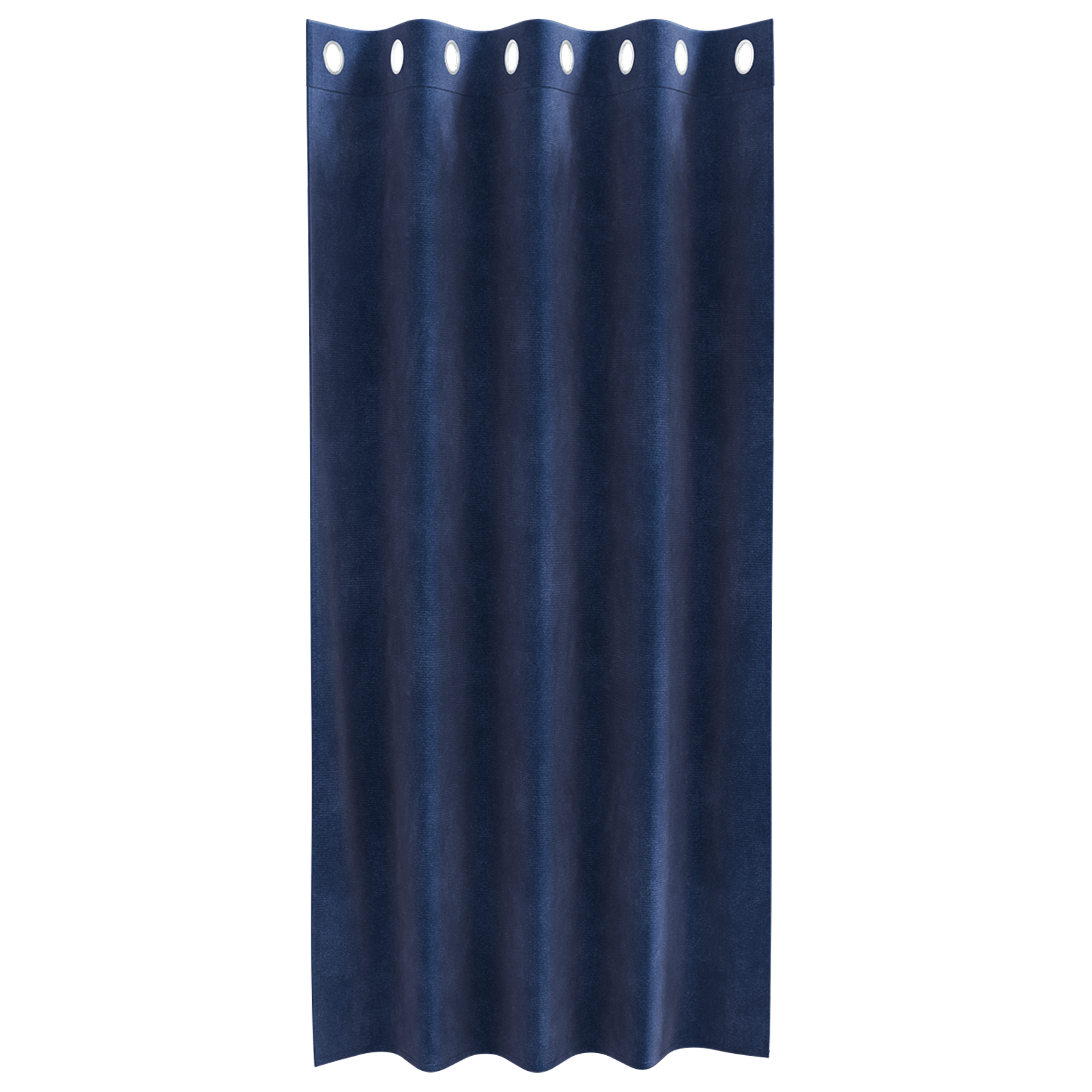 Blackout Curtains with Eyelets 2 pcs Dark Blue Velvet - Image 3