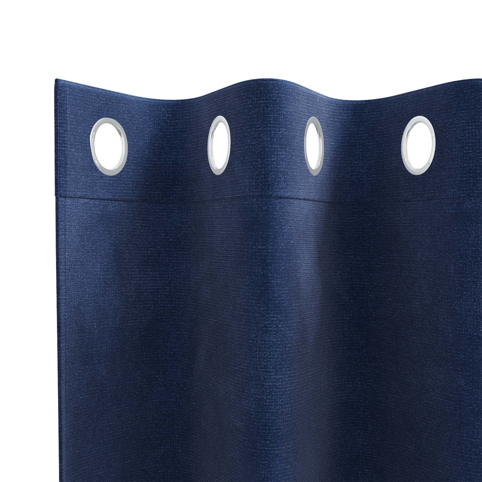 Blackout Curtains with Eyelets 2 pcs Dark Blue Velvet - Image 5
