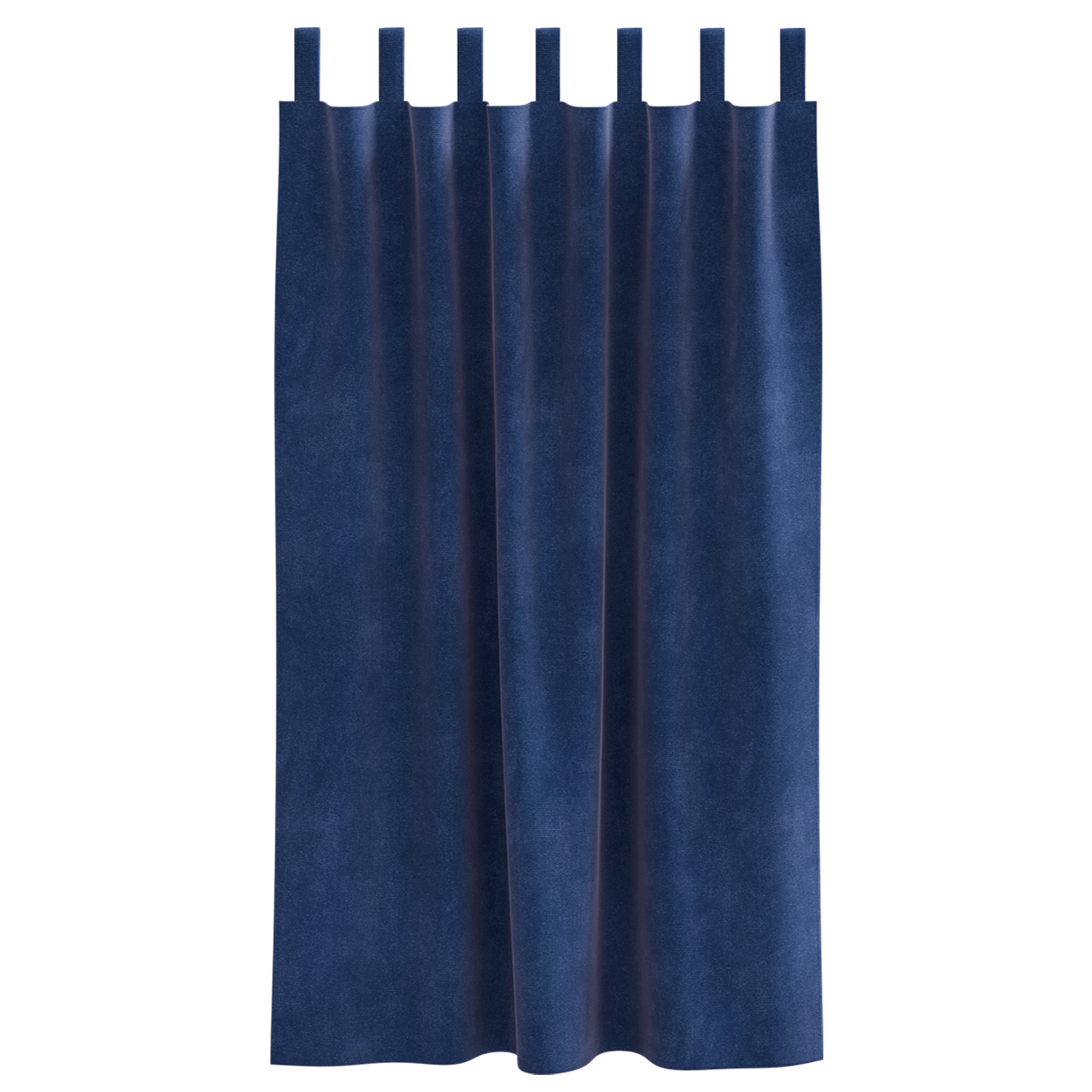 Blackout Curtains with Hanging Loops 2 pcs Dark Blue Velvet - Image 4