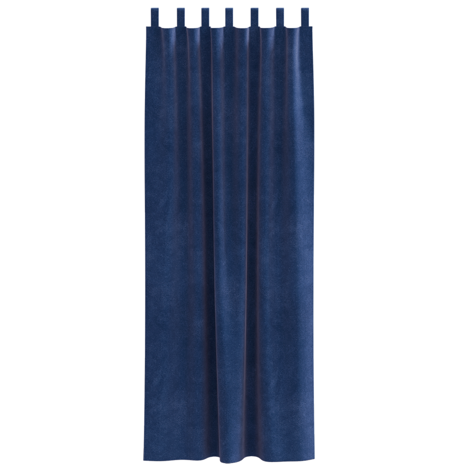Blackout Curtains with Hanging Loops 2 pcs Dark Blue Velvet - Image 3