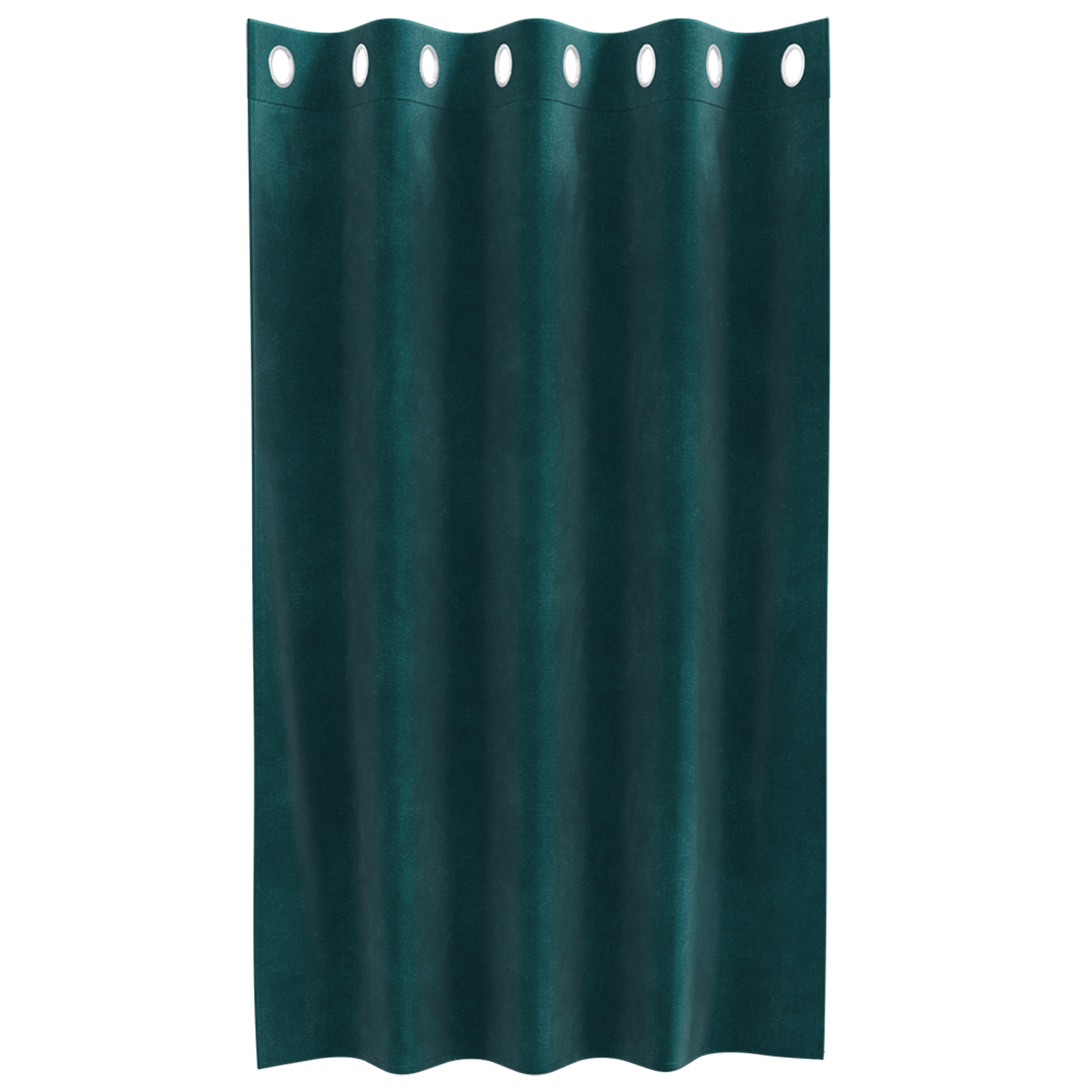 Blackout Curtains with Eyelets 2 pcs Dark Green Velvet - Image 4