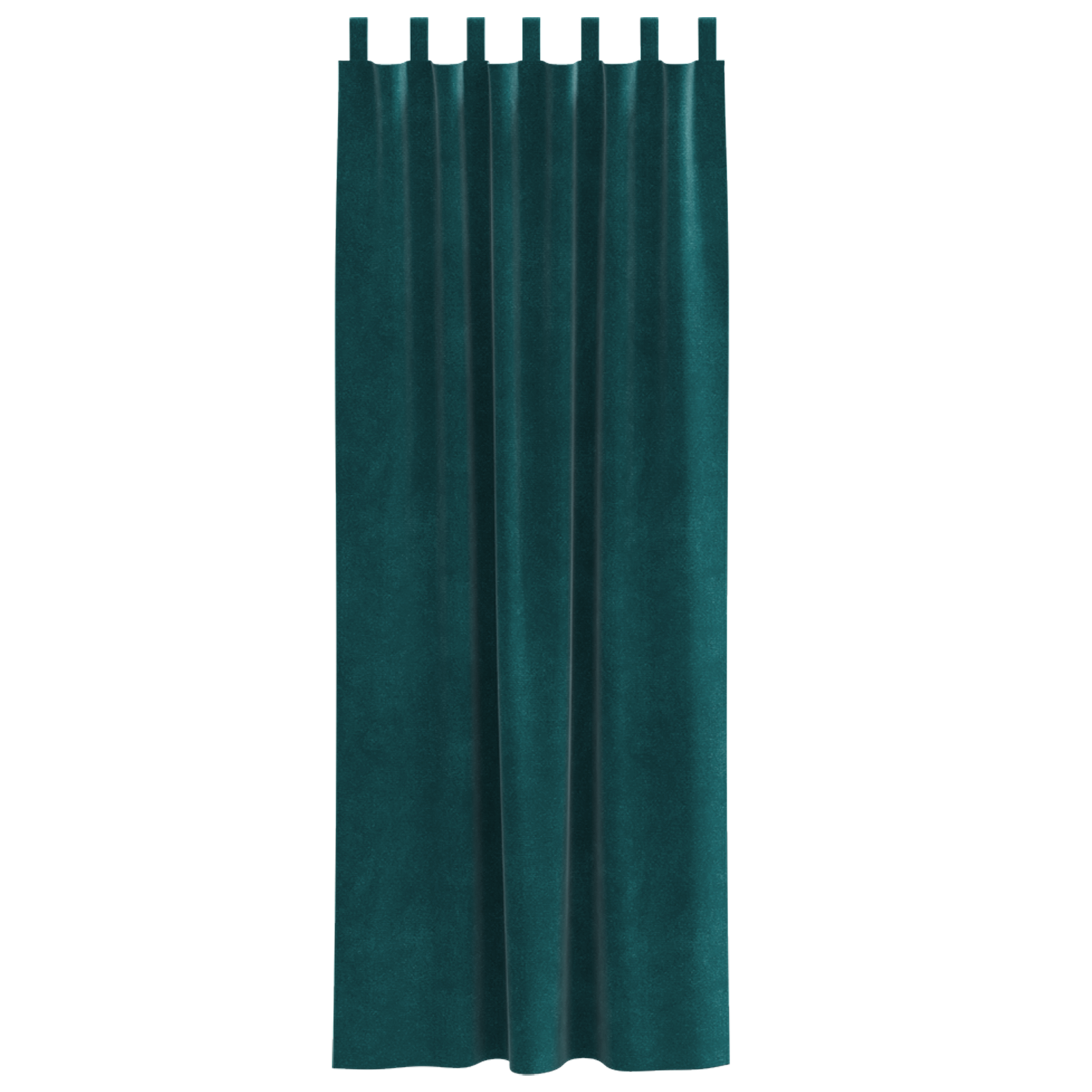 Blackout Curtains with Hanging Loops 2 pcs Dark Green Velvet - Image 3