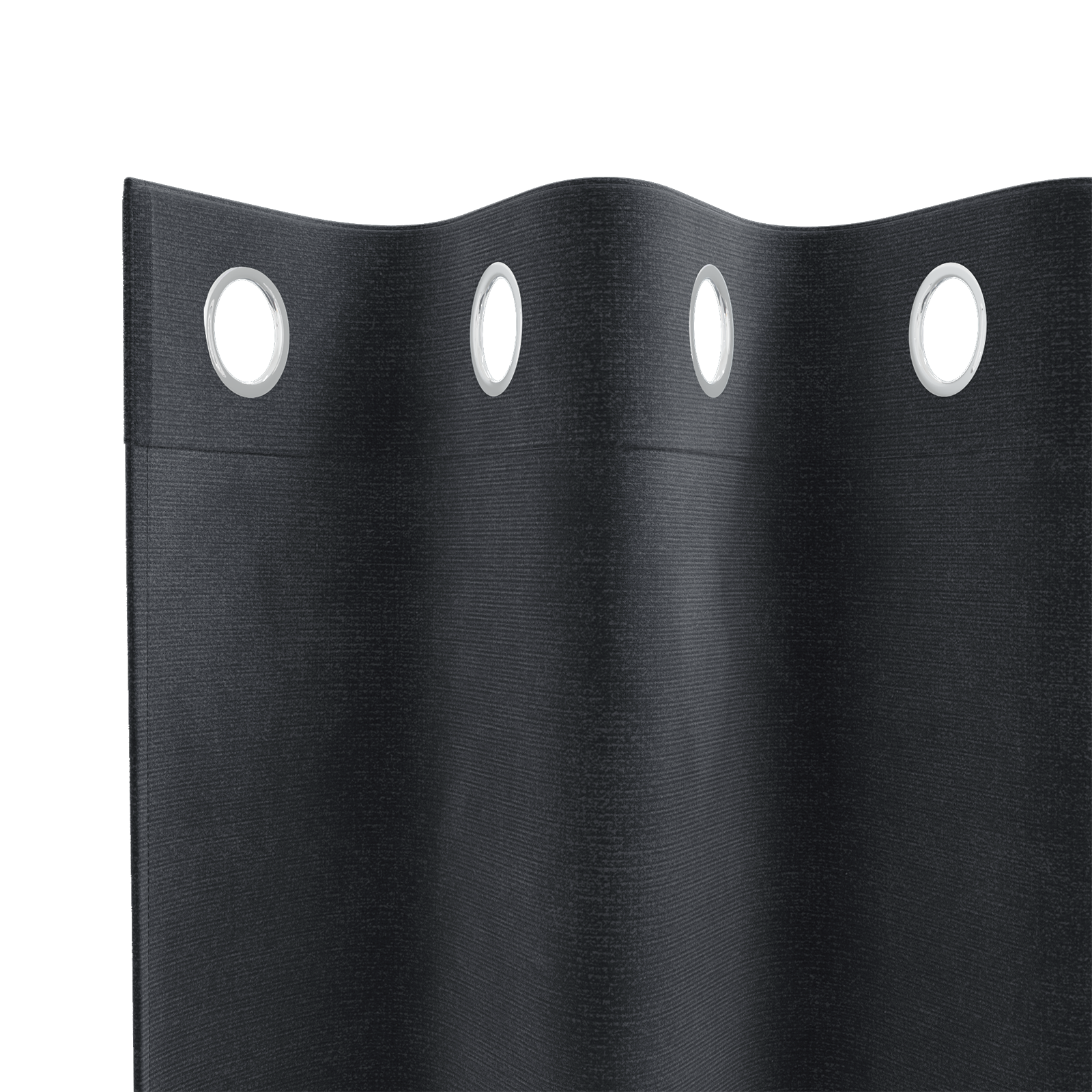 Blackout Curtains with Eyelets 2 pcs Dark Grey Velvet - Image 4
