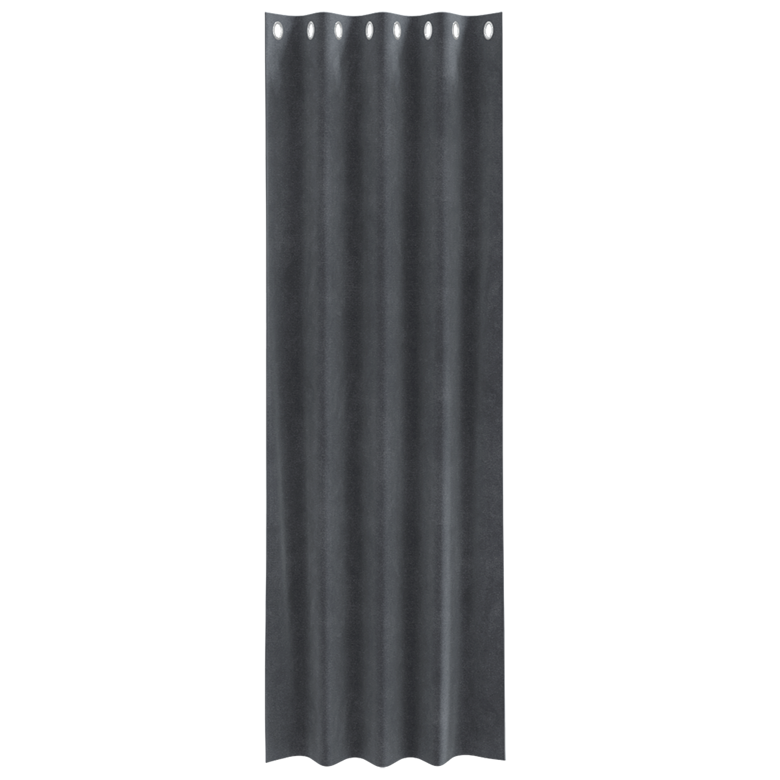 Blackout Curtains with Eyelets 2 pcs Light Grey Velvet - Image 4