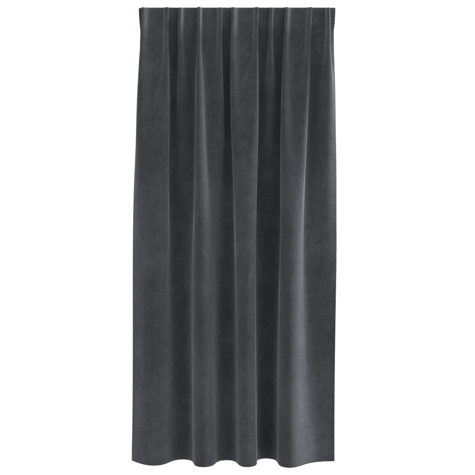 Blackout Curtains with Top Tape 2 pcs Light Grey Velvet - Image 3
